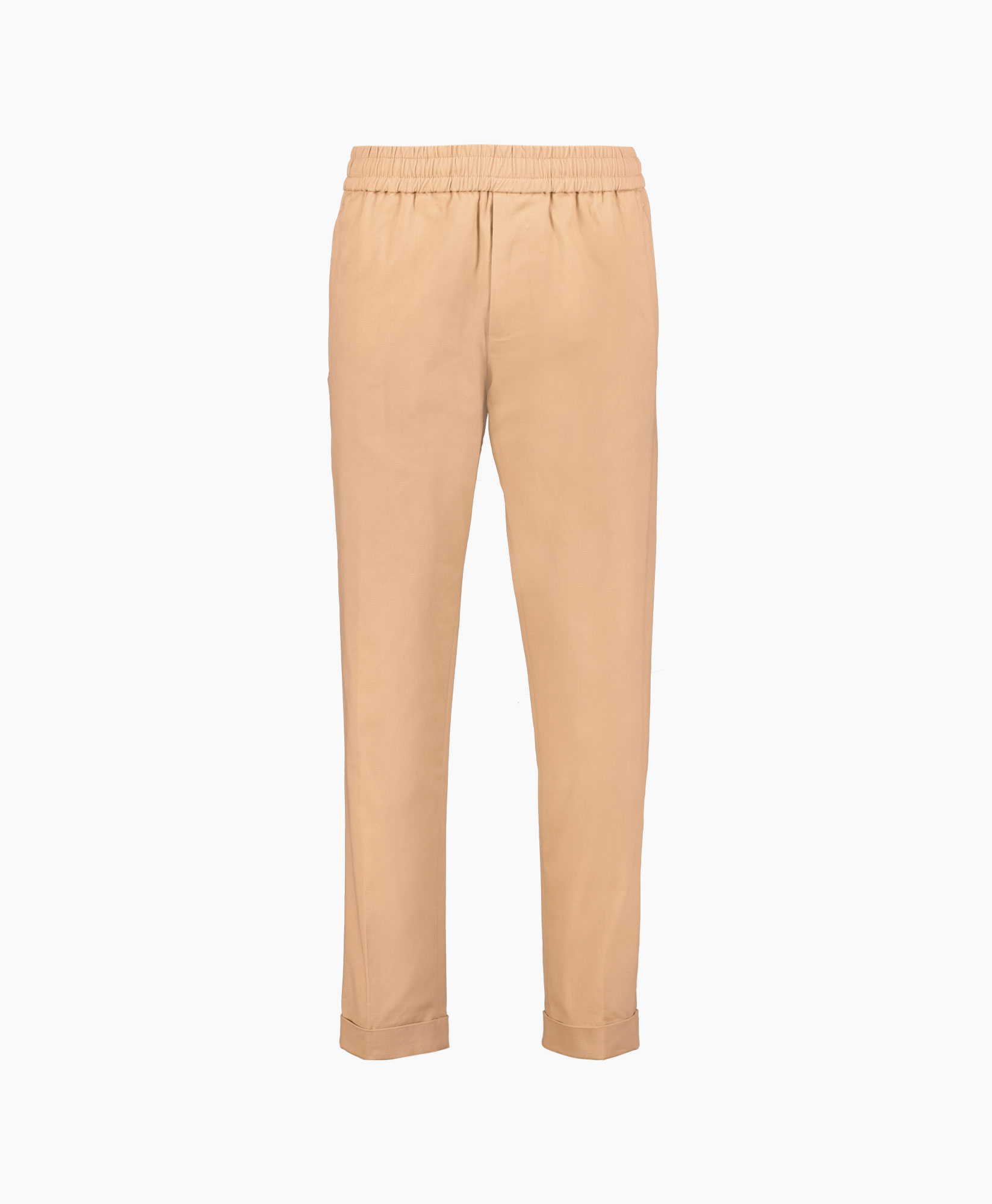 Olaf Hussein Broek Slim Cotton Khaki