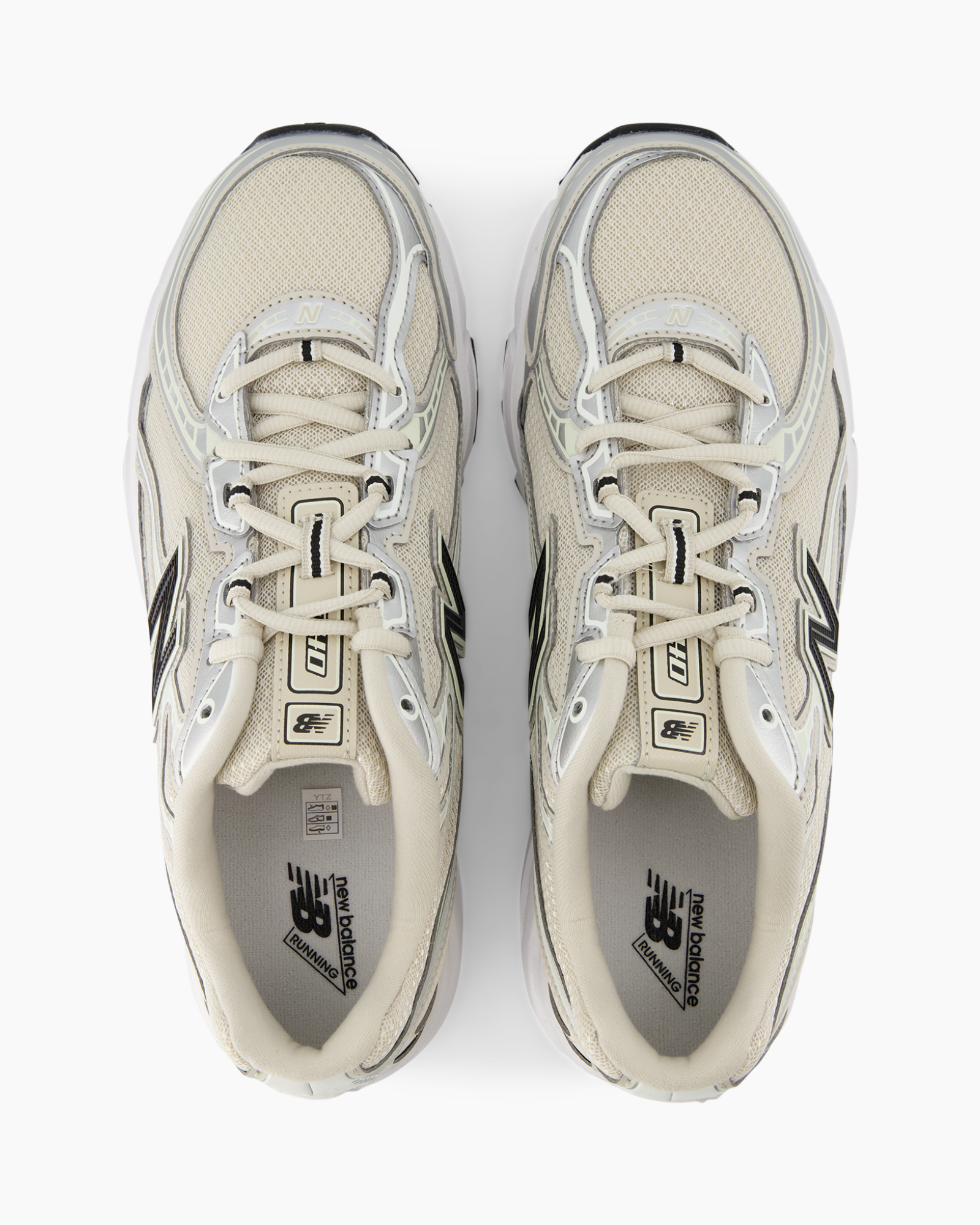 sneakers, membraan, beige, veters, hardlopen