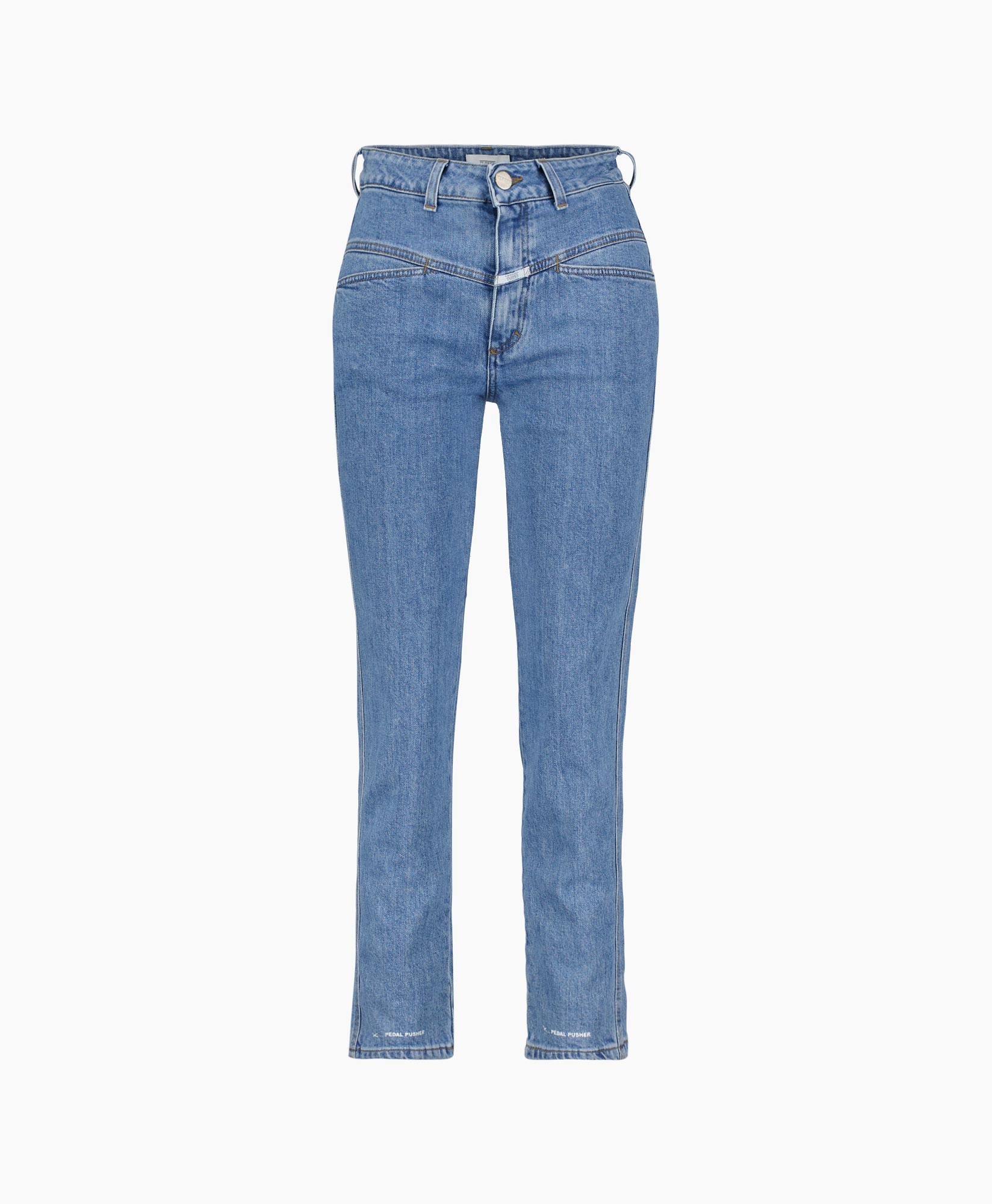 Jeans Pedal Pusher Blauw