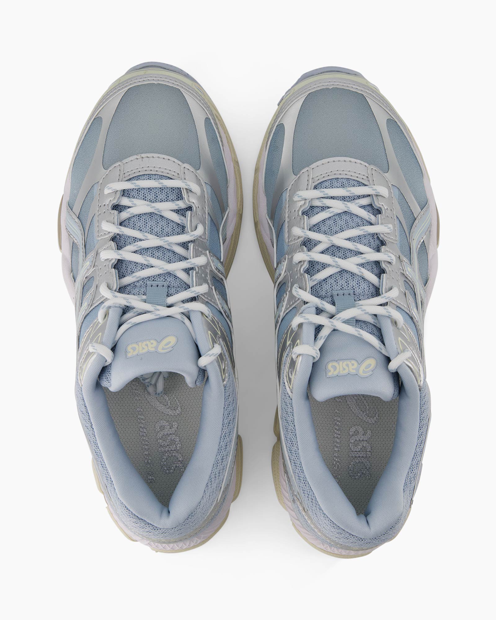 sneakers, sportief schoeisel, blauw, mesh, vetering