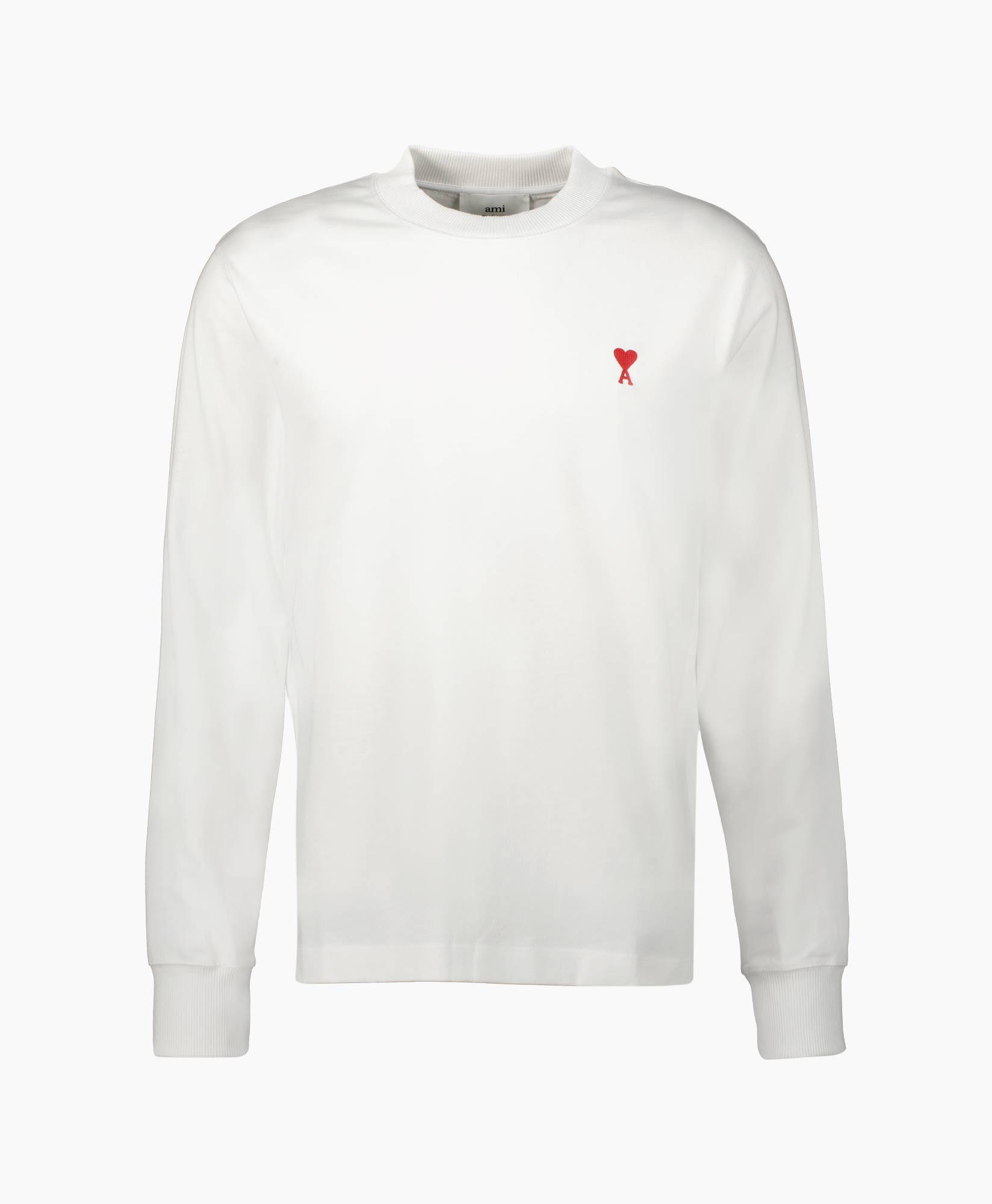Ami Longsleeve Ami De Coeur Ls Wit