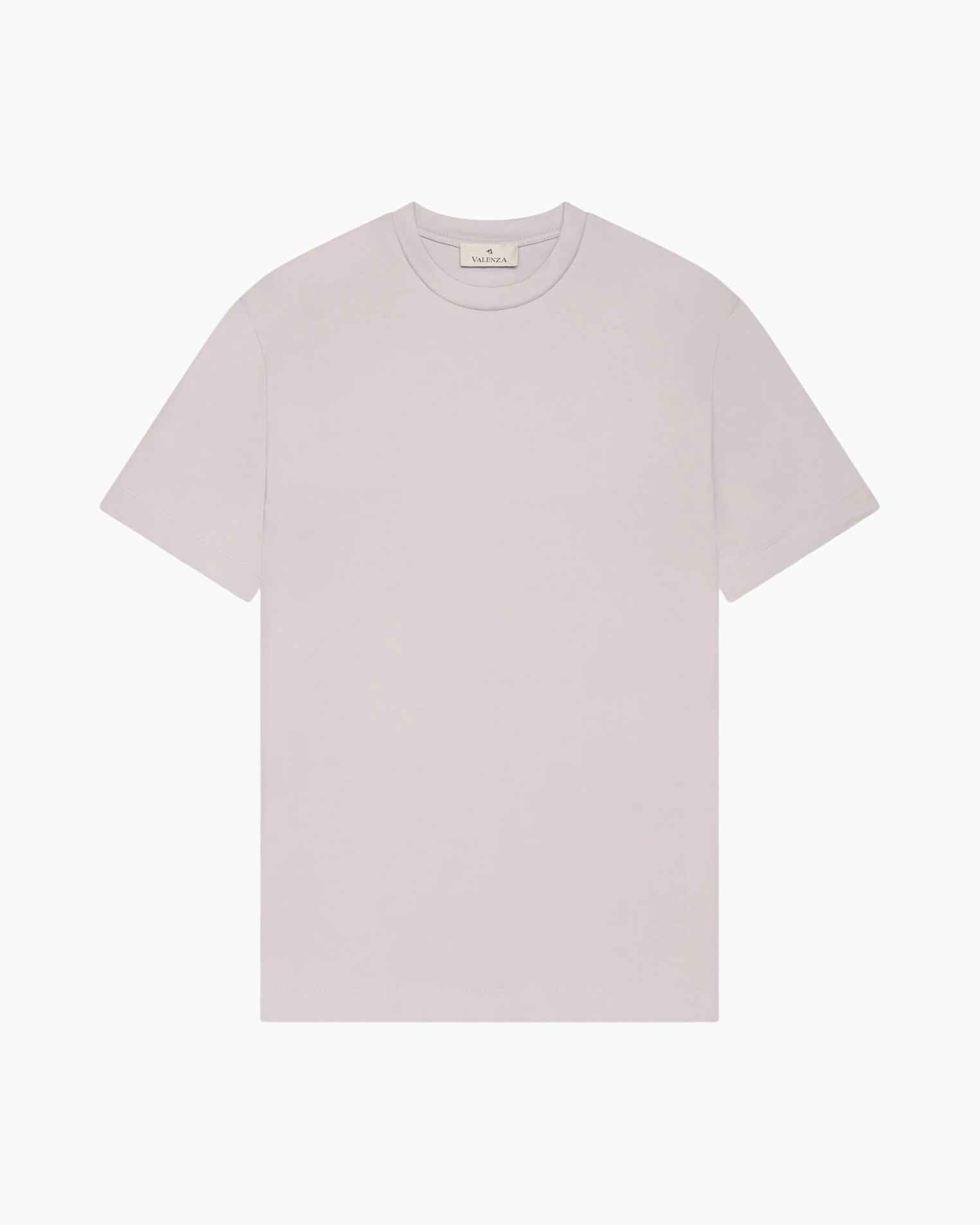 t-shirt, egale, kortmouwen, lichtroze, katoen