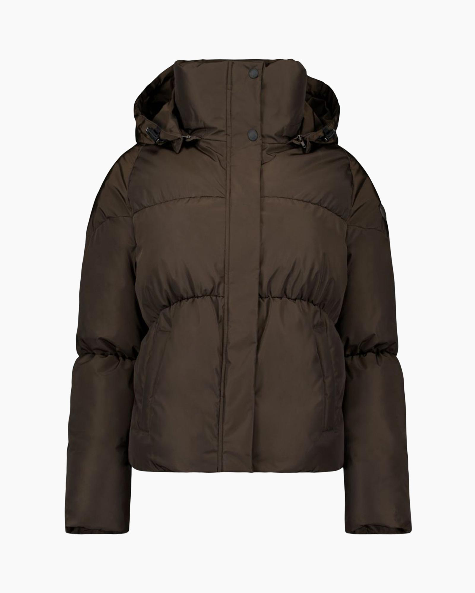 Jas Maya Puffer Jacket Donker Bruin