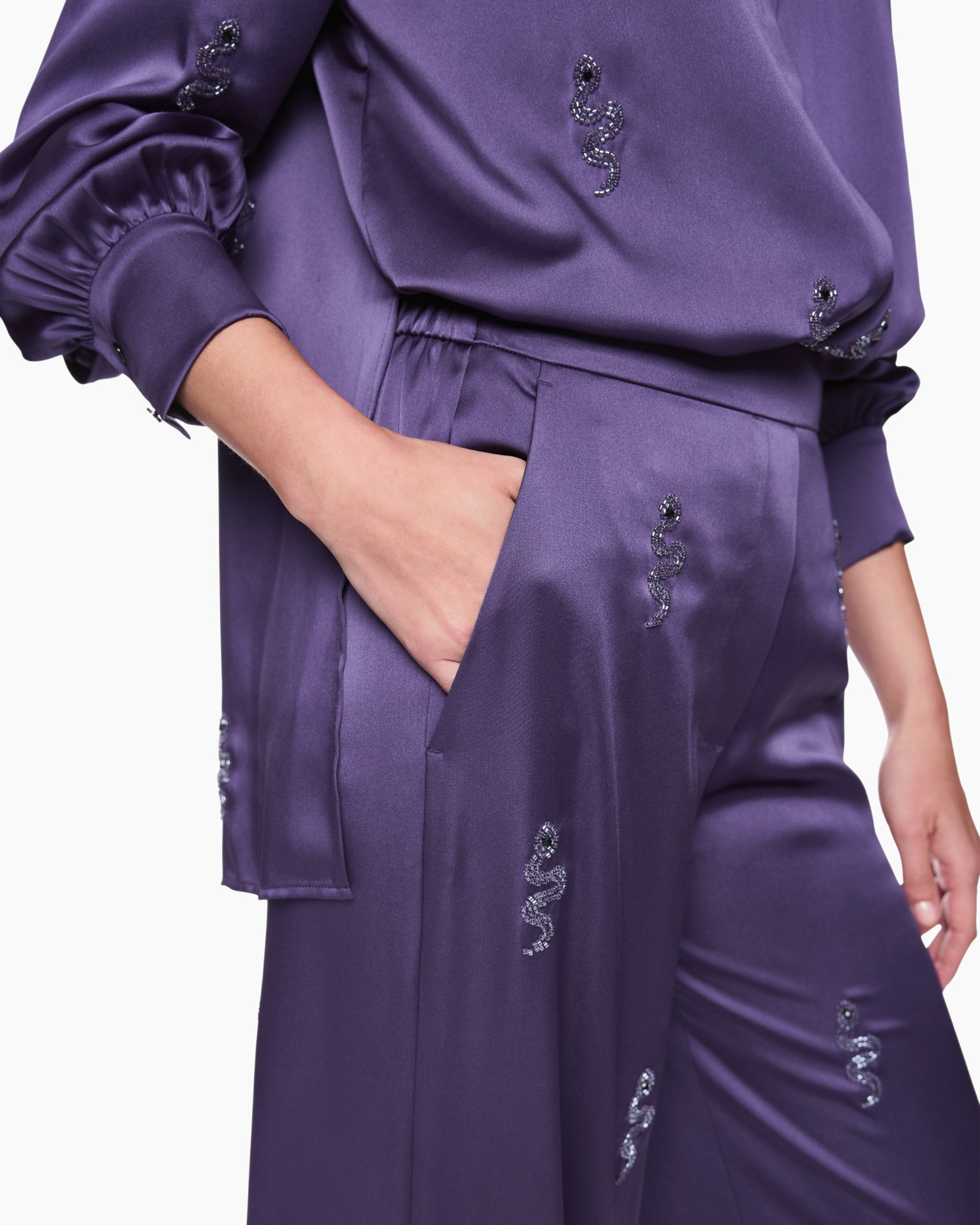 Broek Ag 81.08 W01 Paars