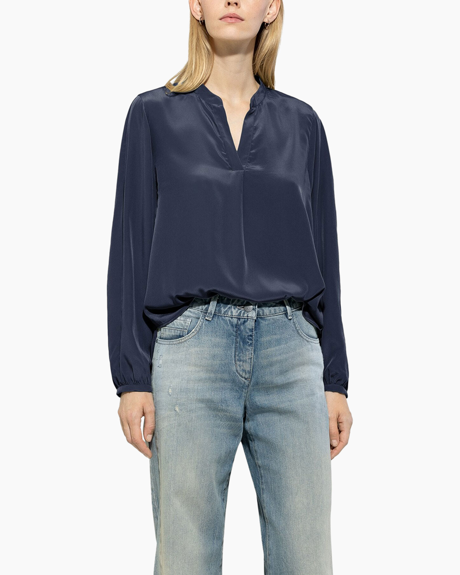 Blouse 218570/3597-0 Donker Blauw