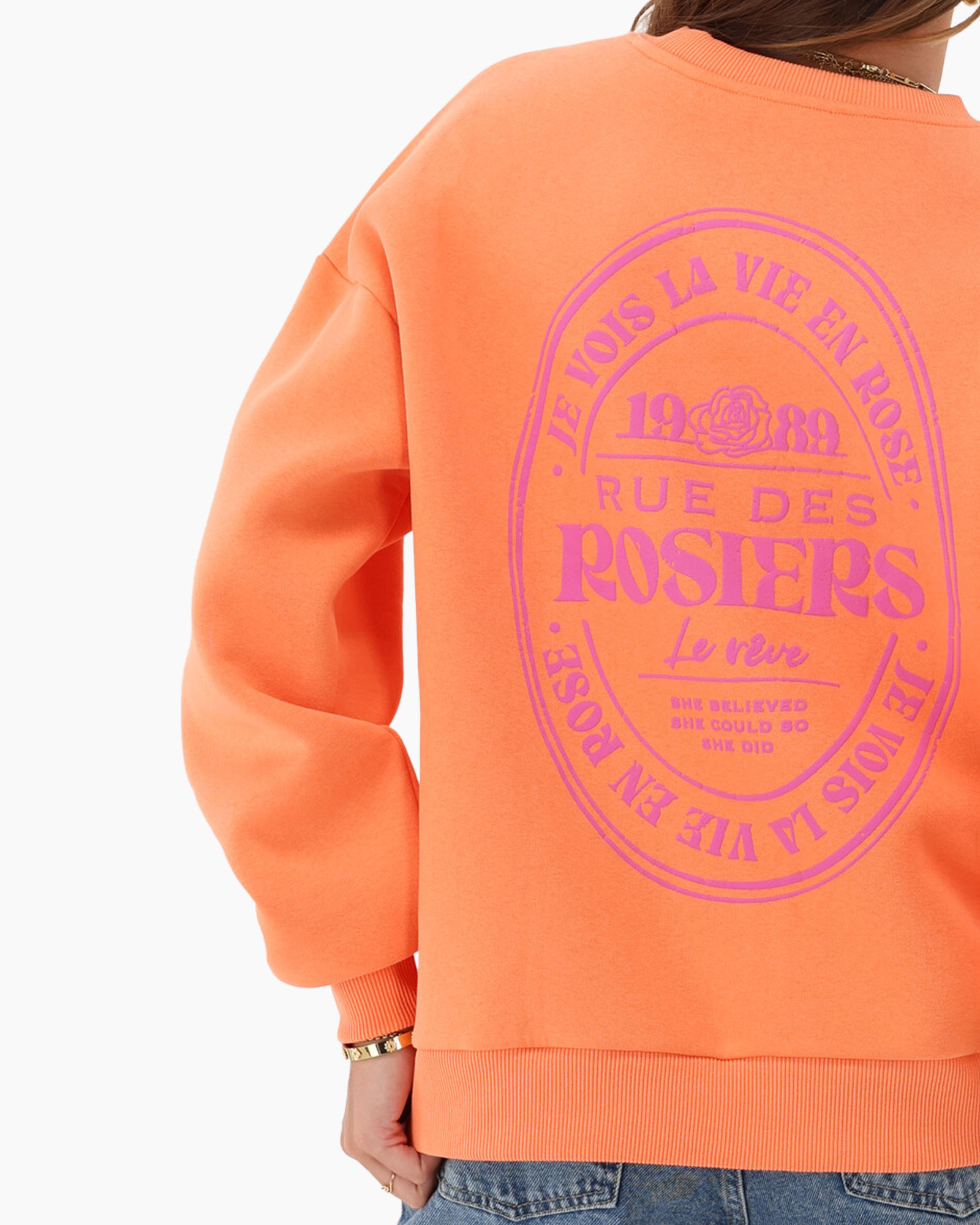 Trui Rue Des Rosiers Sweat Oranje