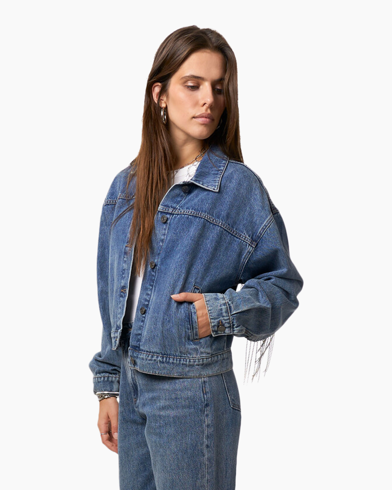 Broeken, Jas, Jeans, Lange mouwen