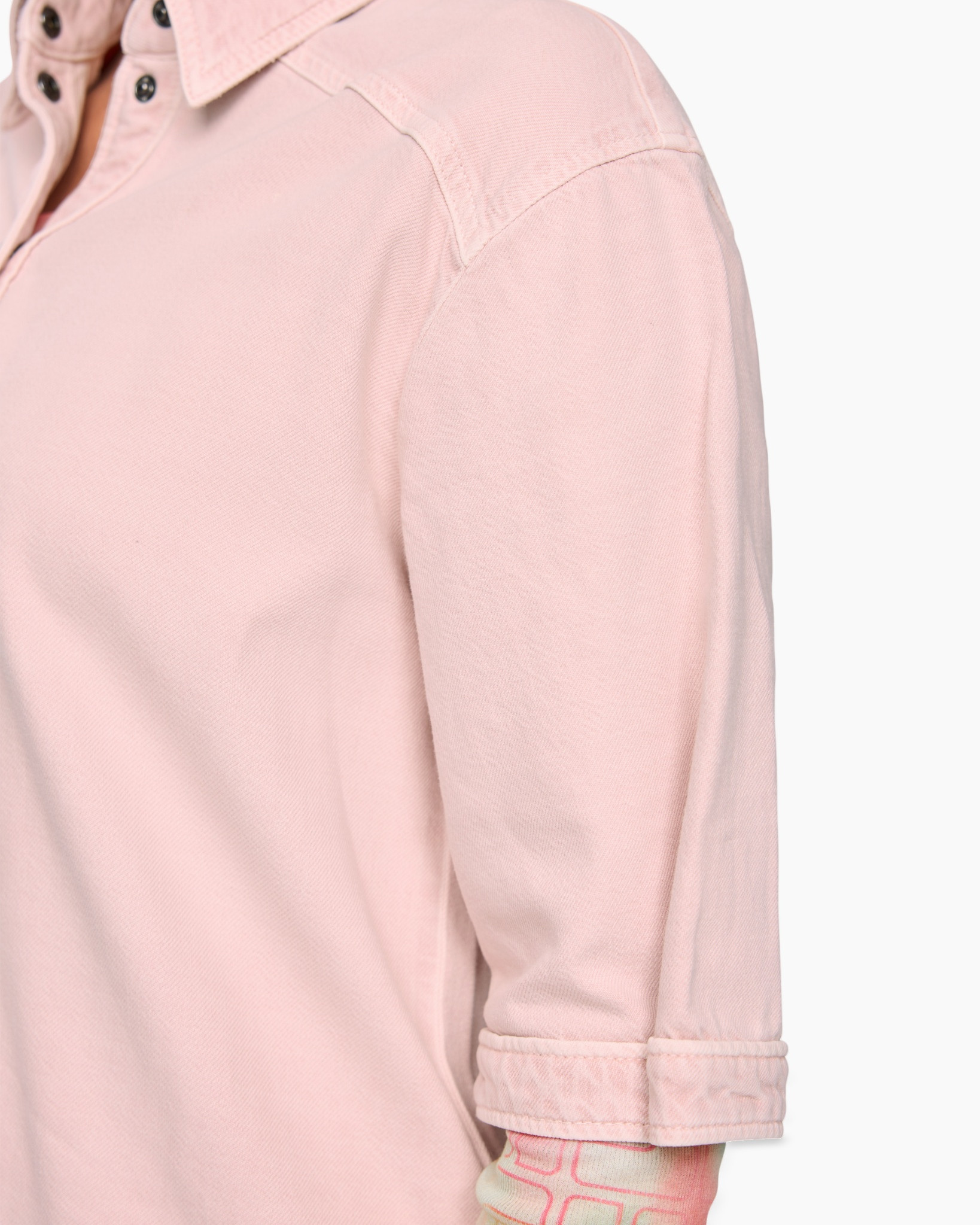 roze, poloshirt, shirt, korte mouw, kraag