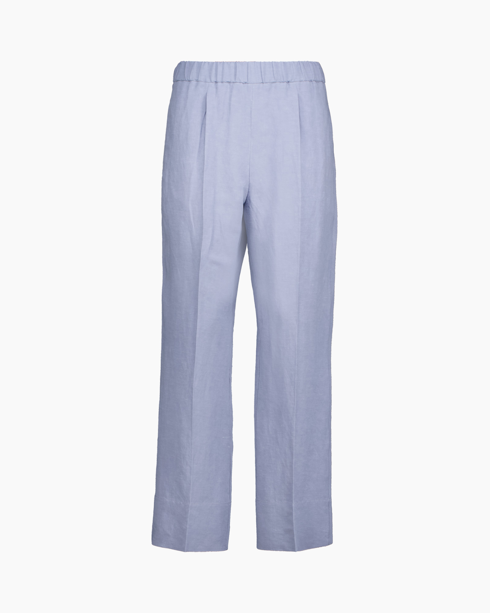 Pantalon Fine Linen Visc Sydney Blauw