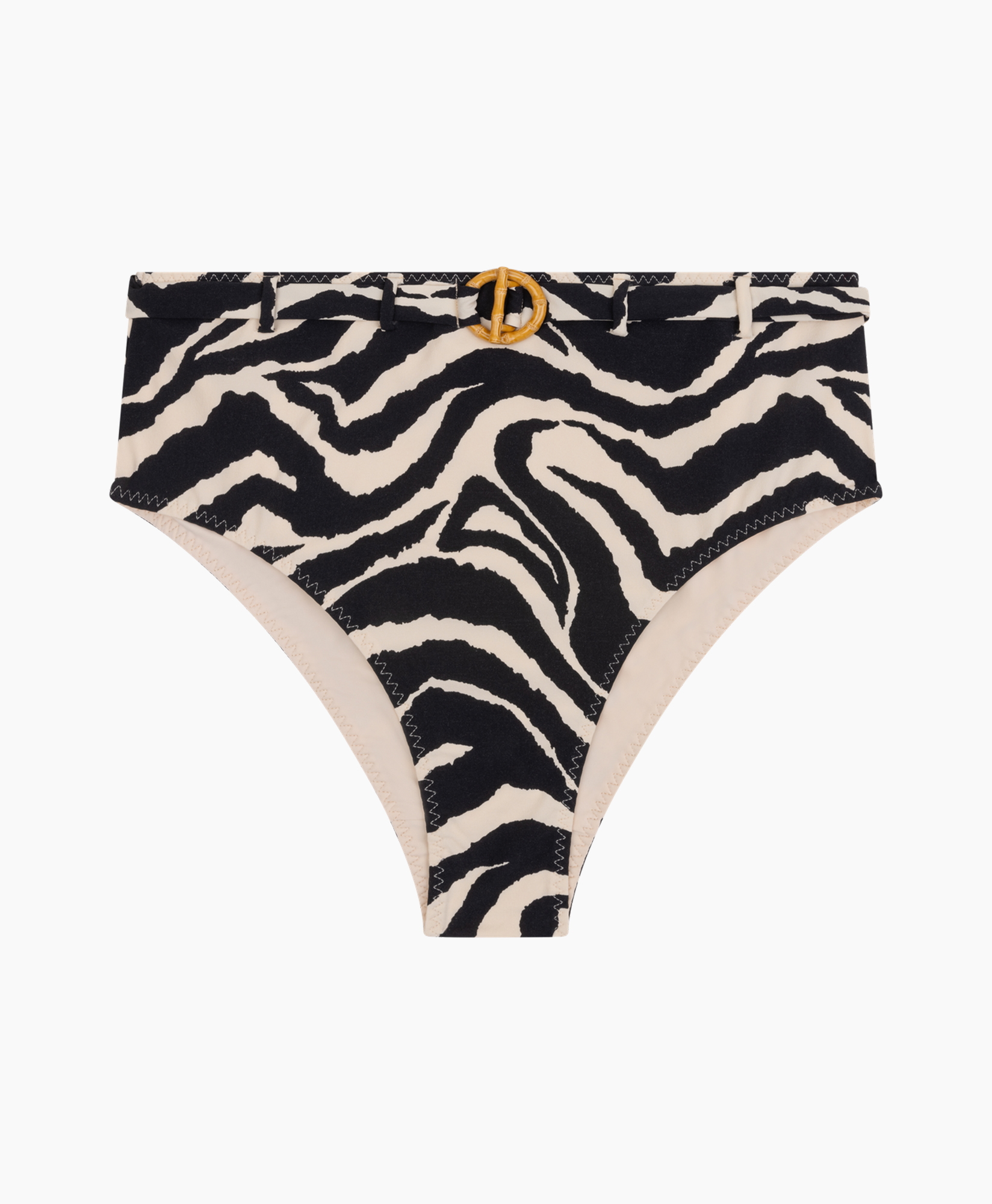 swimwear, bikini, high-cut, zebra, pattern