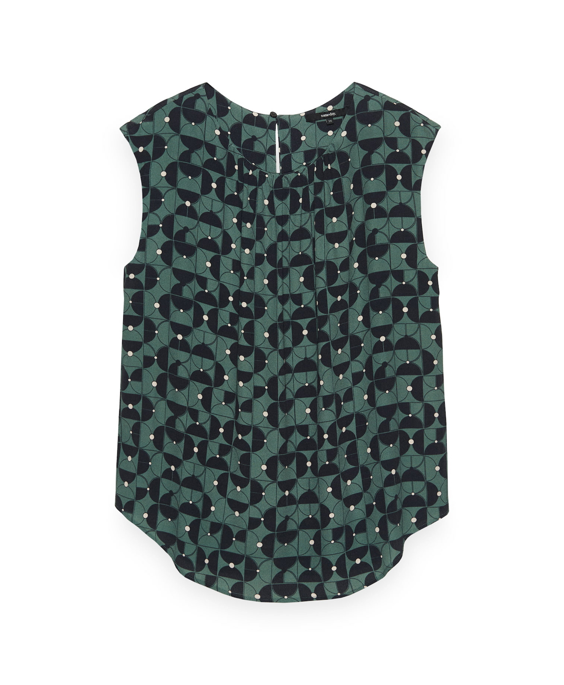 Someday Top Zacci Graphic Groen