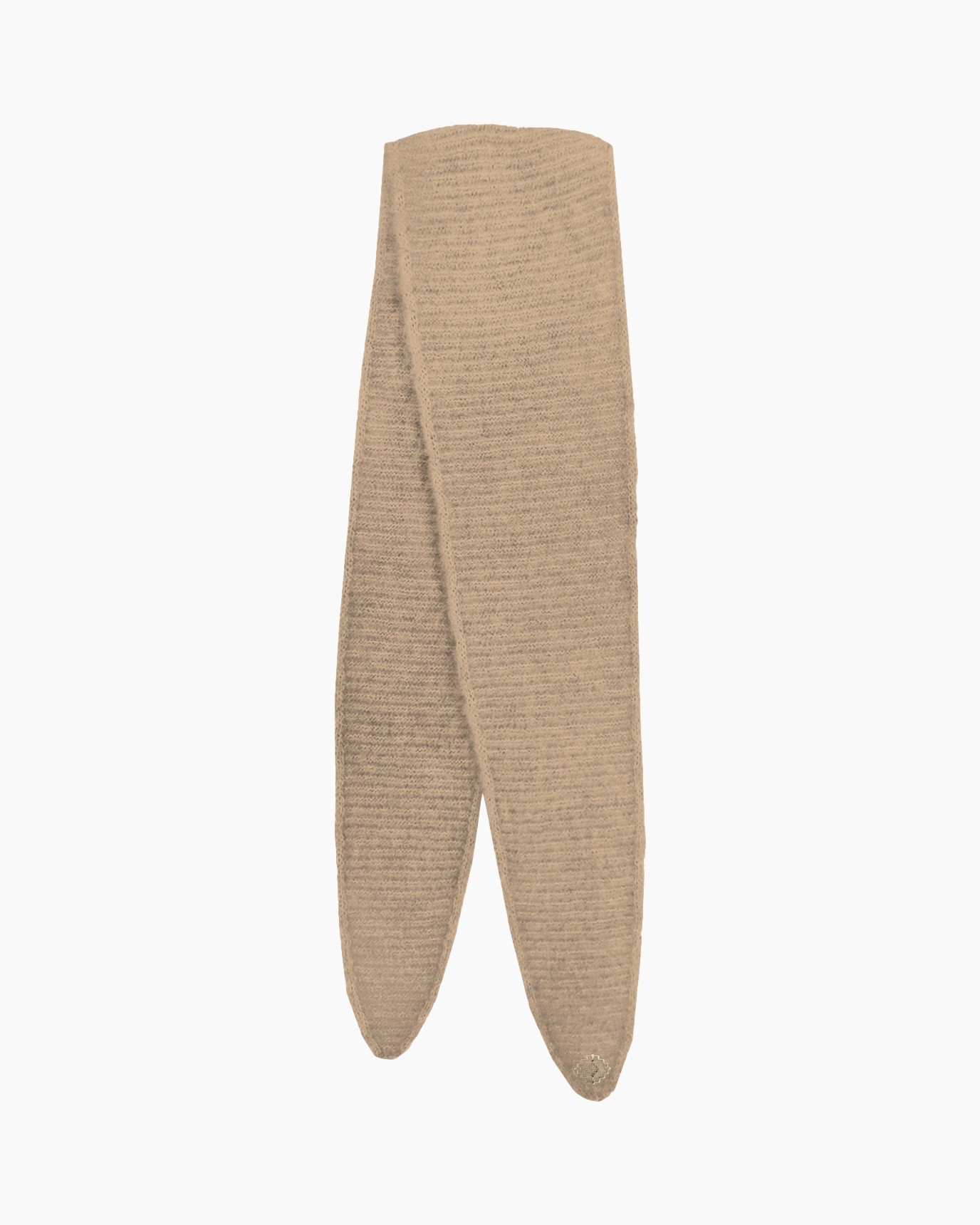 sjaal, gebreid, beige, omslag, sjaal accessoire