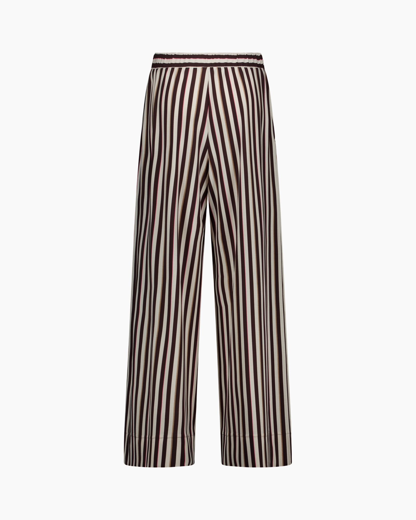pants, striped, wide-leg, drawstring, linen?, -