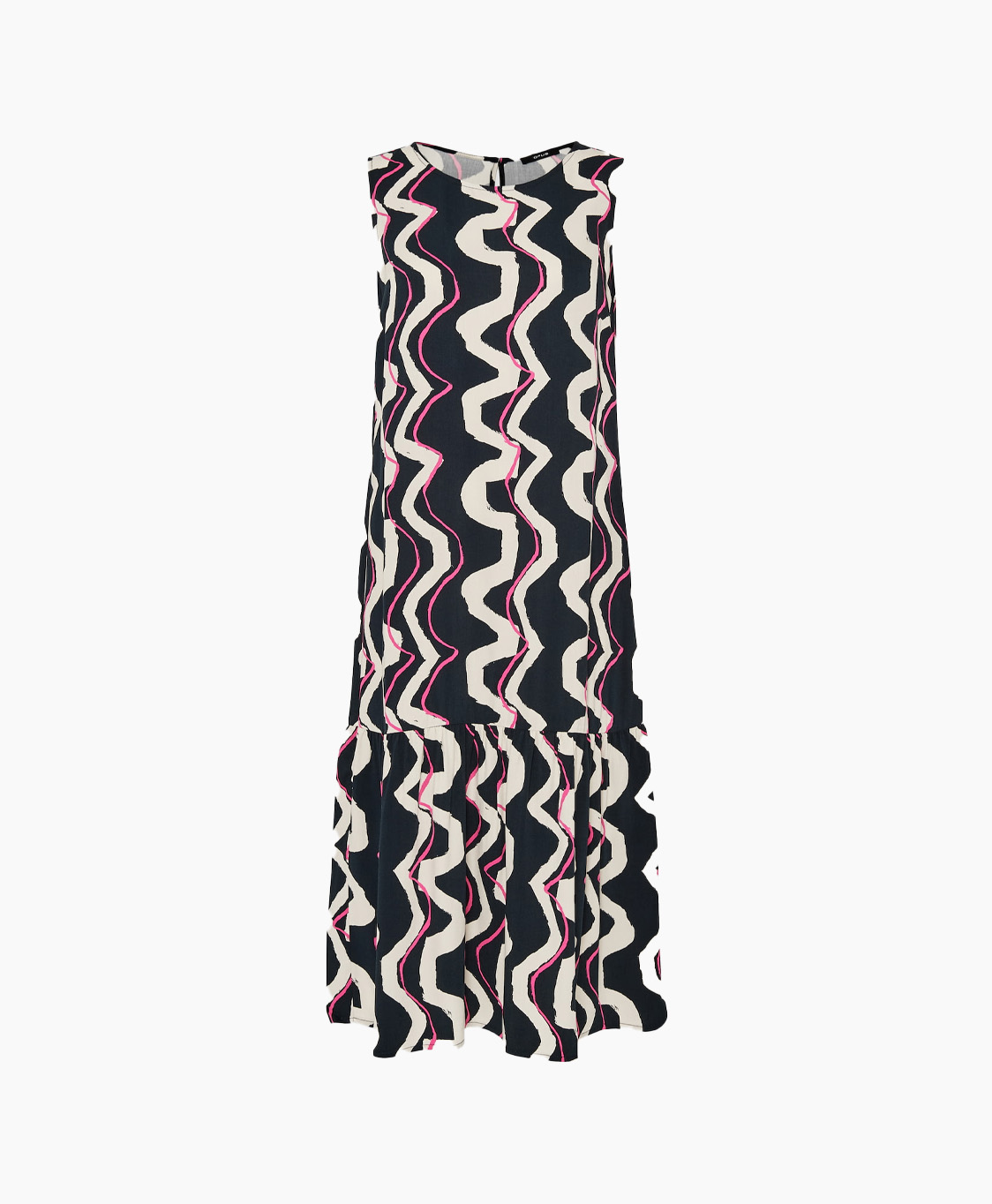 Opus Jurk Wicy Wave Blauw
