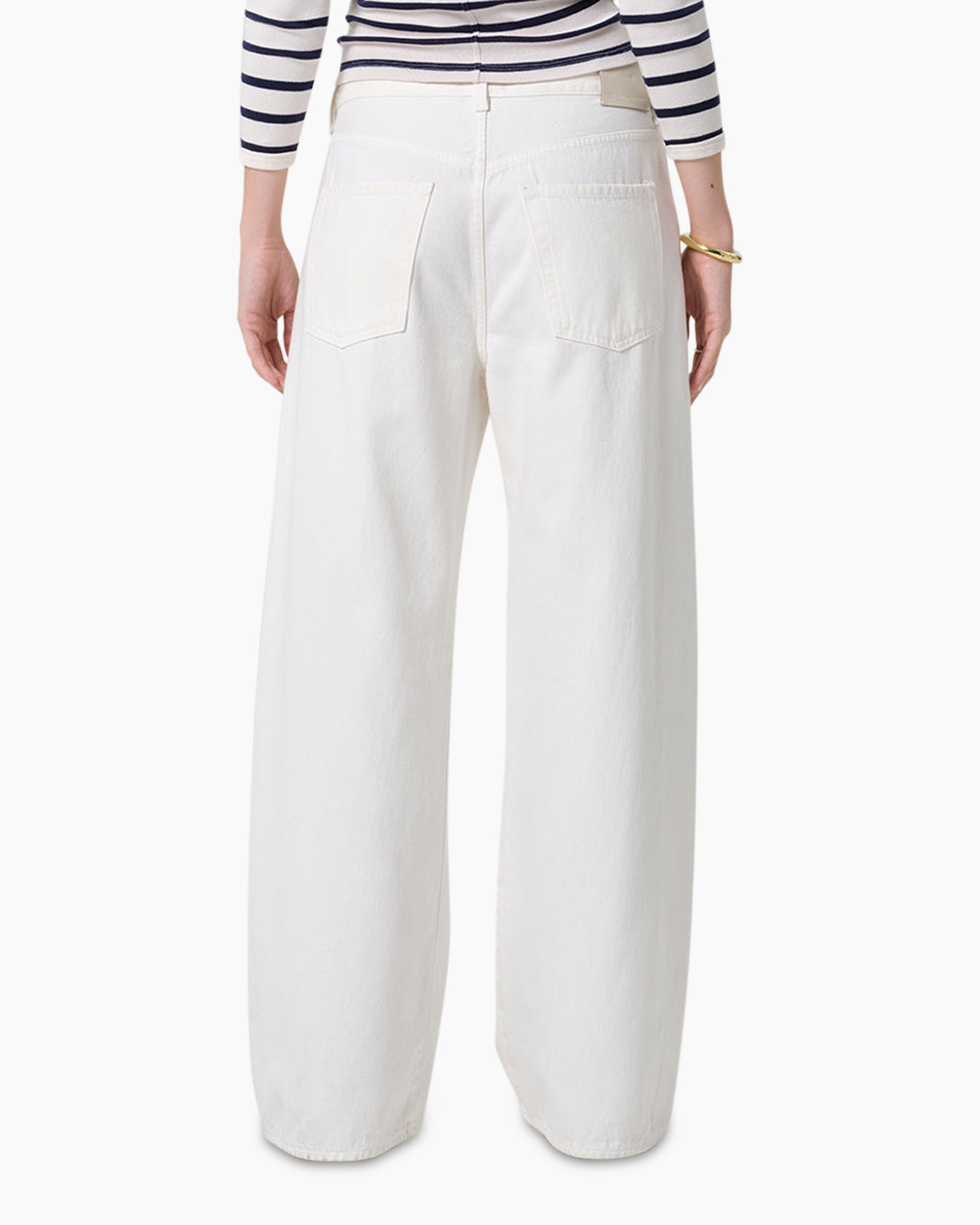 pants, wide-leg, white, drawstring, soft-washable