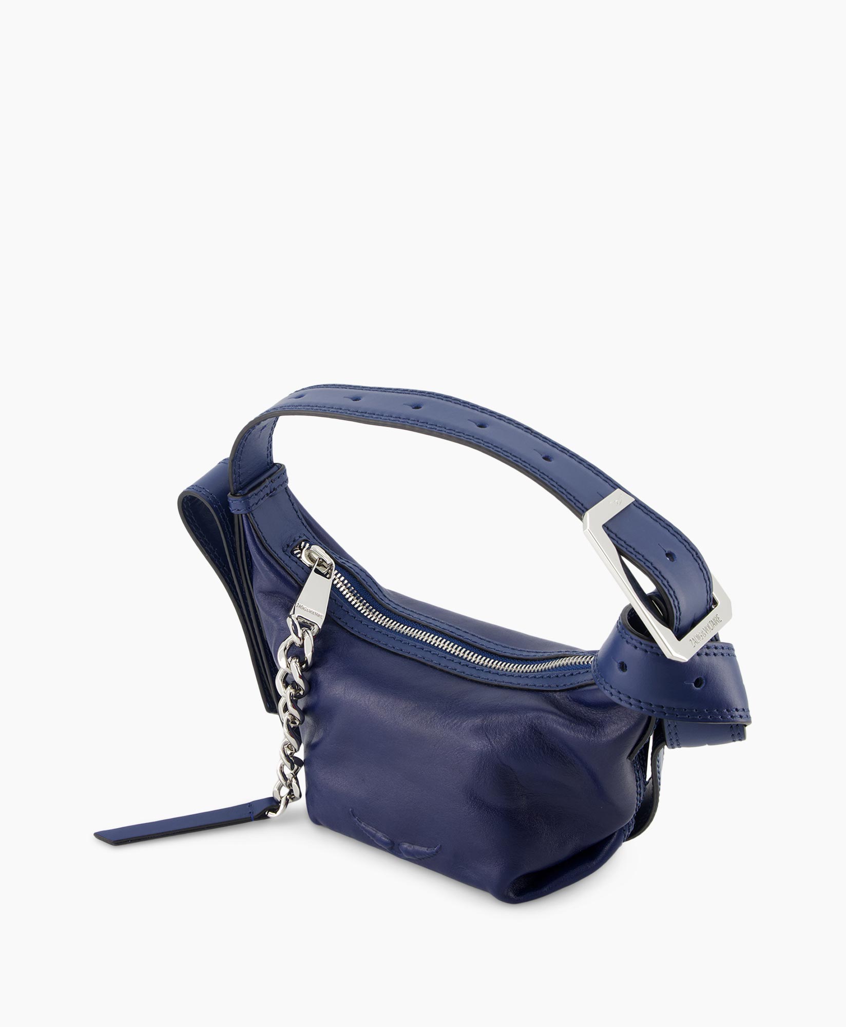 Schouder / Hand Tas Le Cecilia Xs Leather With Veg Donker Blauw