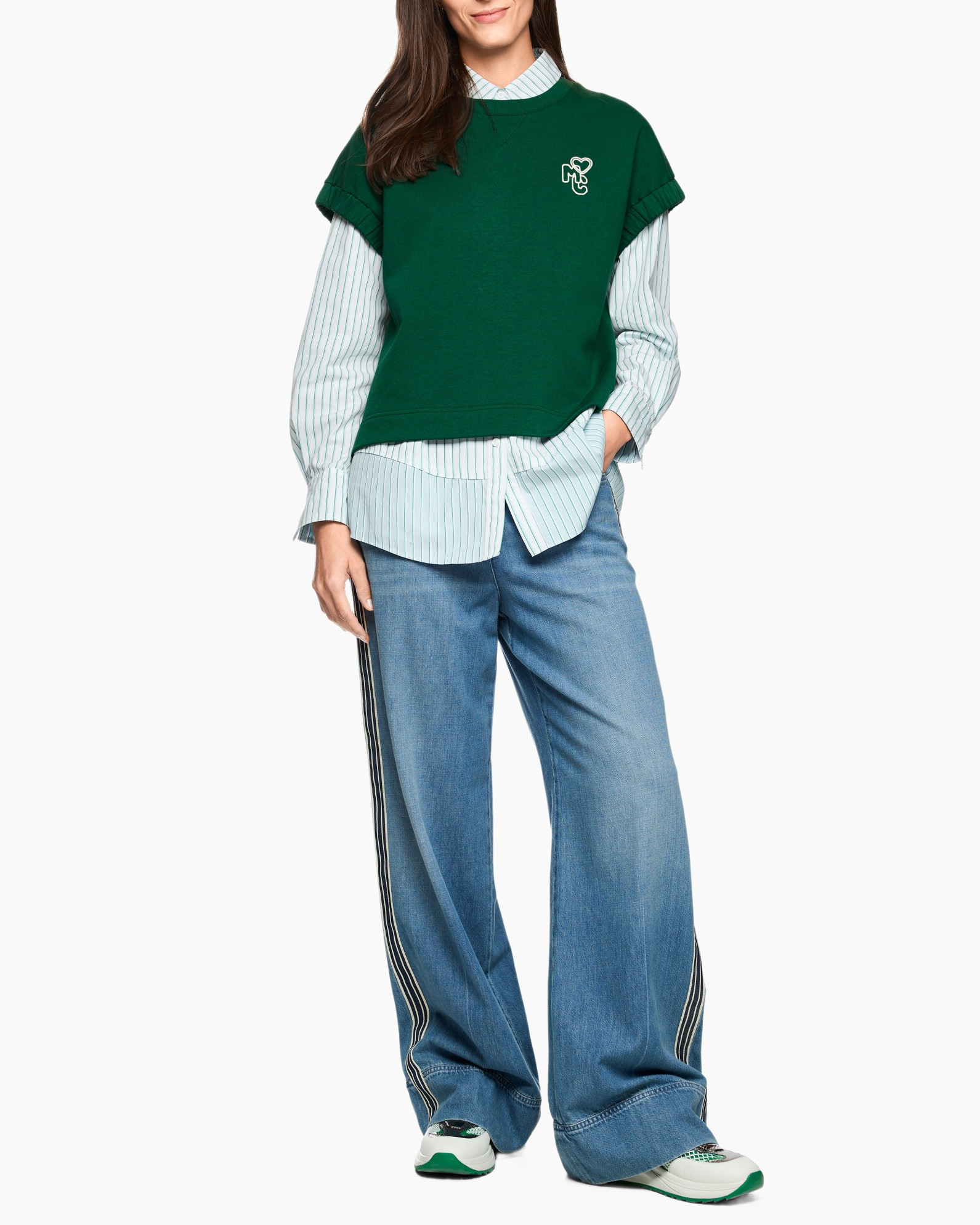 Pants, Jeans, Long Sleeve, Sweater, Person