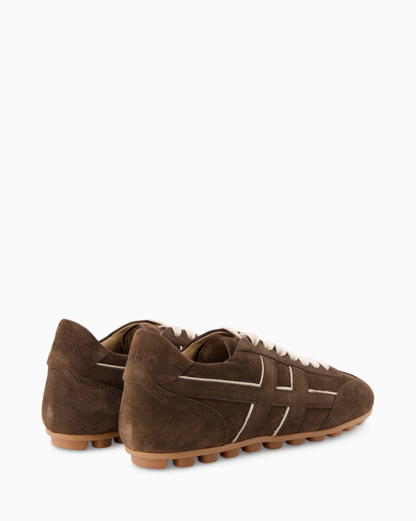 Sneaker H693 Allacciato Donker Bruin