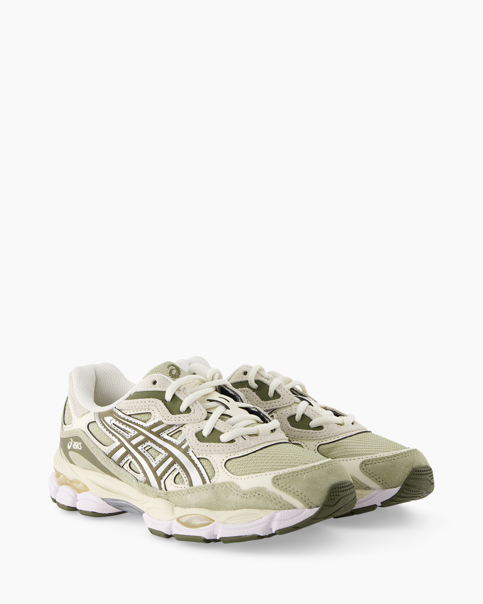 schoen, sneaker, hardloopschoen, mesh, olijfgroen