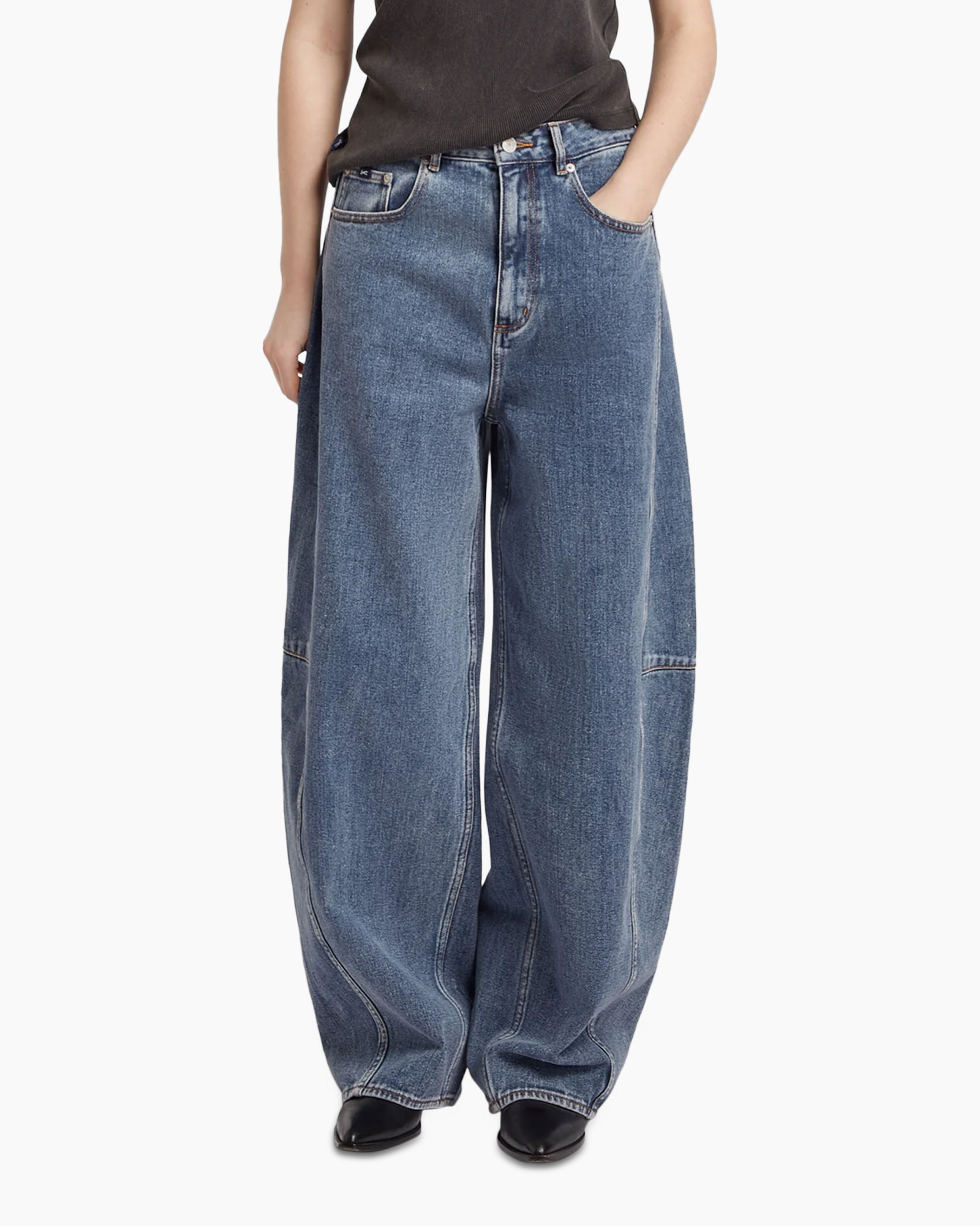 wide-leg, jeans, denim, loose-fit, pockets