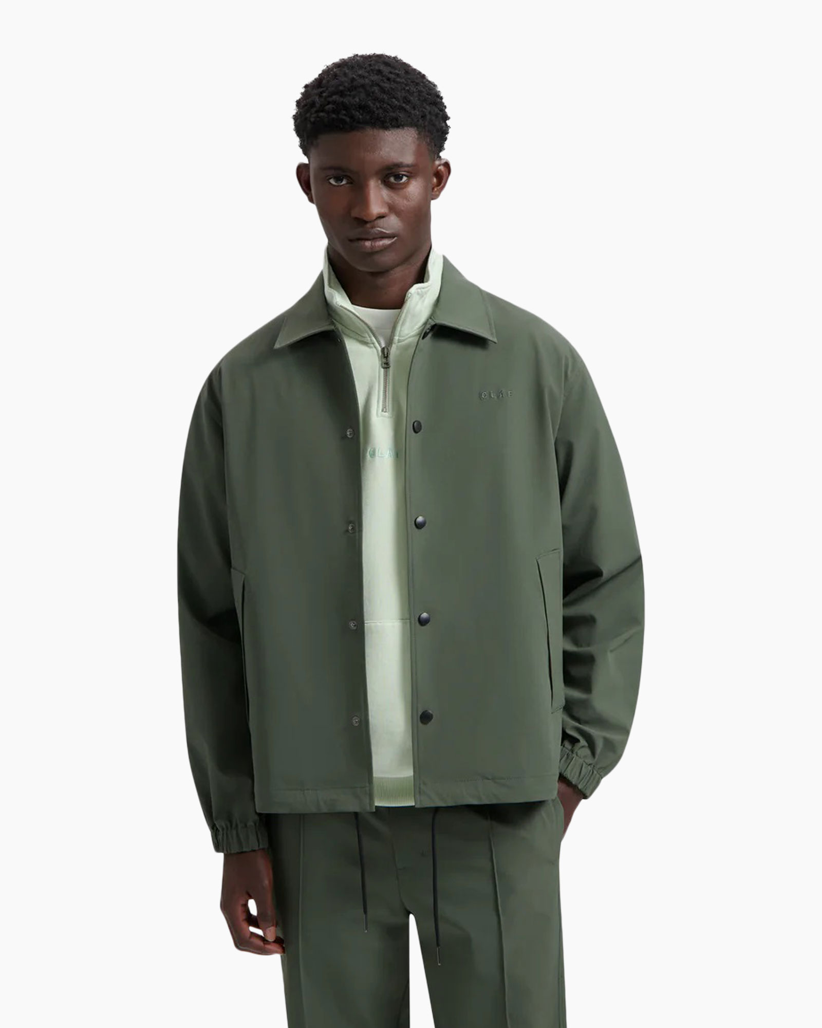 Bomberjack Bonded Ripstop Coach Jacket Groen