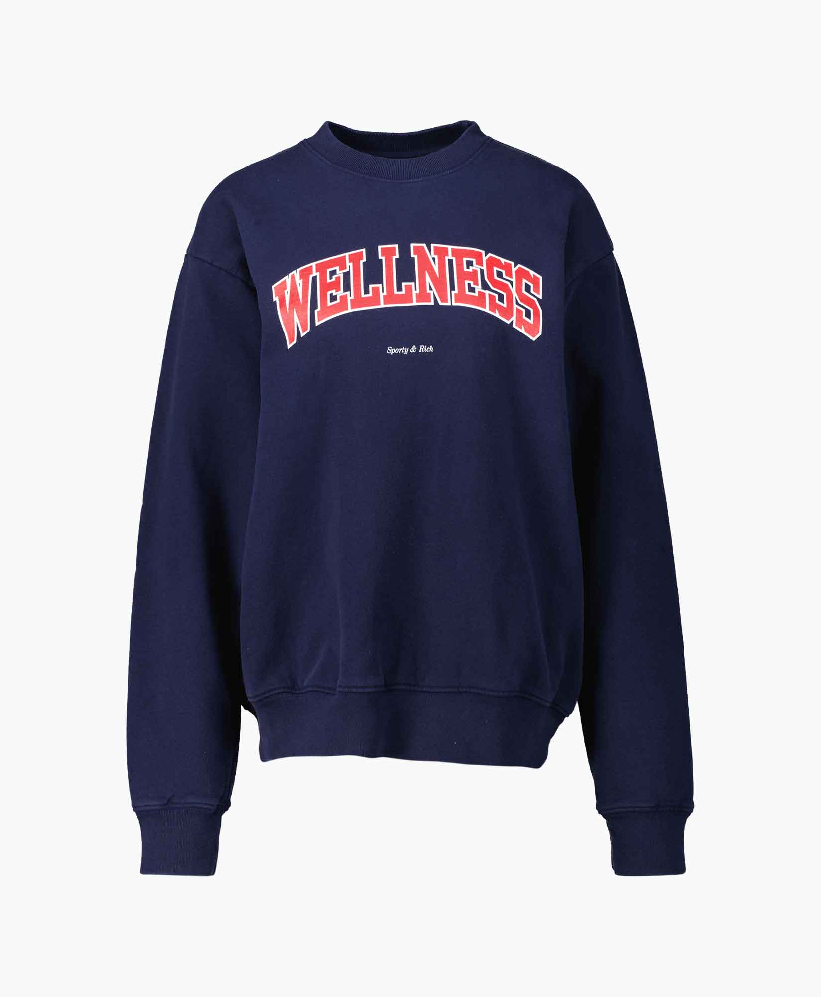 Sporty & Rich Pullover Cr662na Blauw