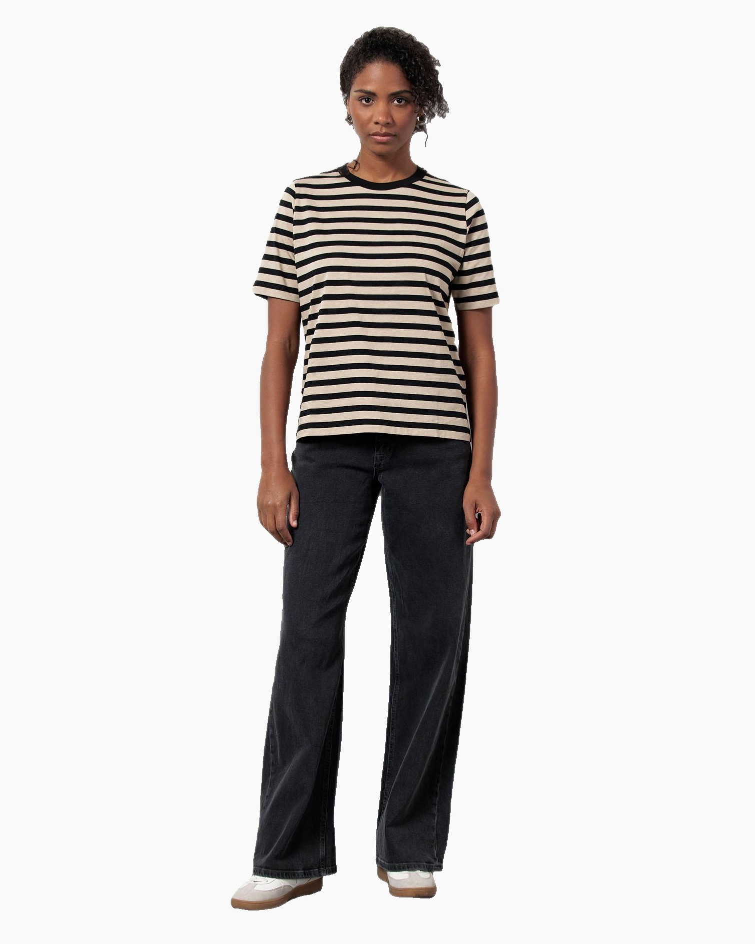 Top & T-shirt Kiari Stripe Beige