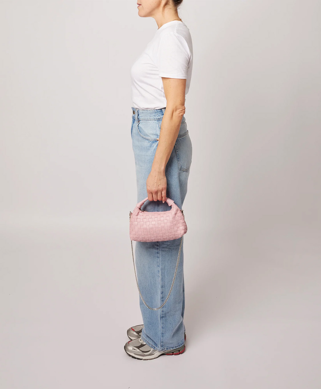 Nunoo Bags  Crossbody Tas Mini Dandy Braided Pink