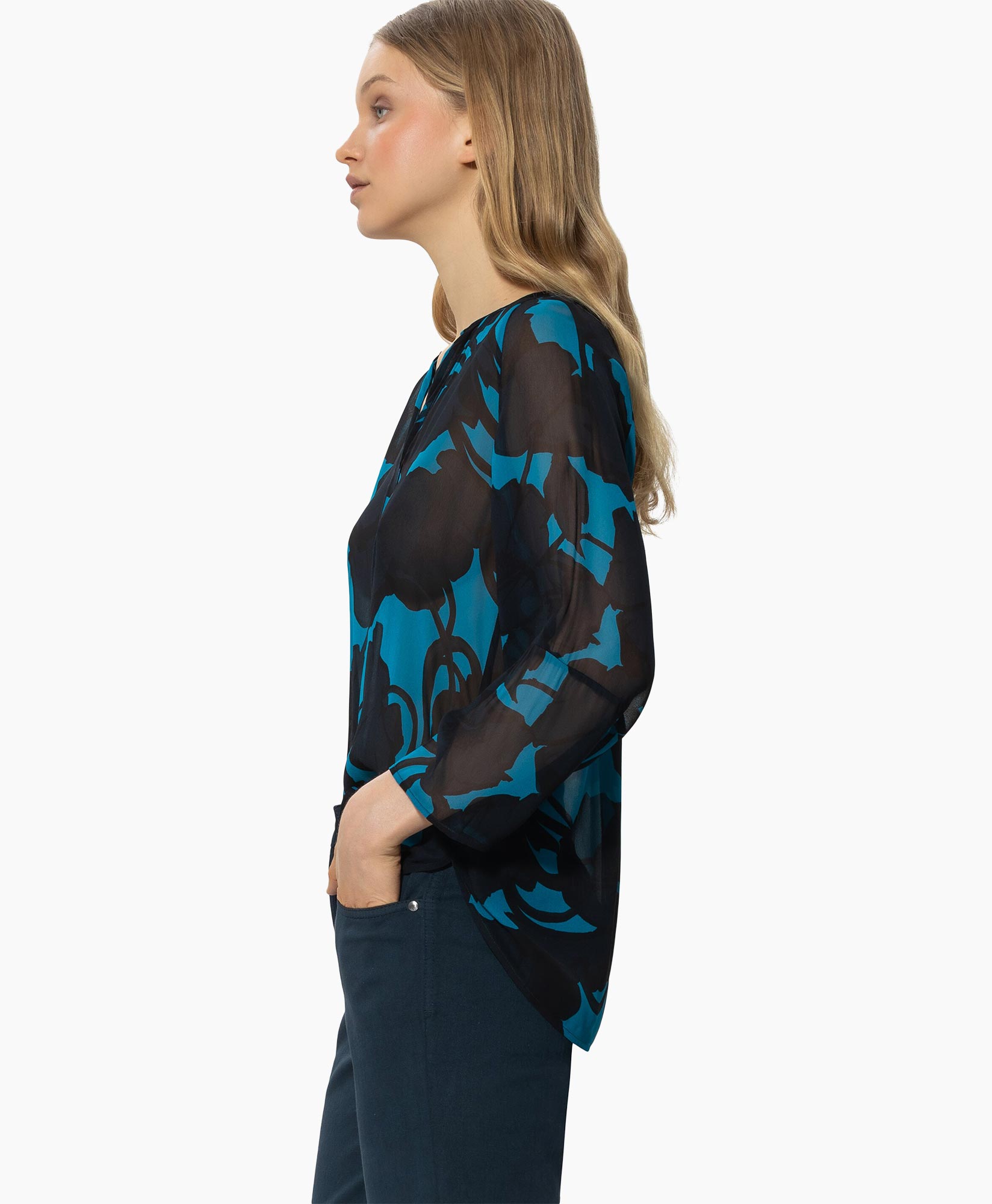 Luisa Cerano Blouse 288393/3529-0 Blauw