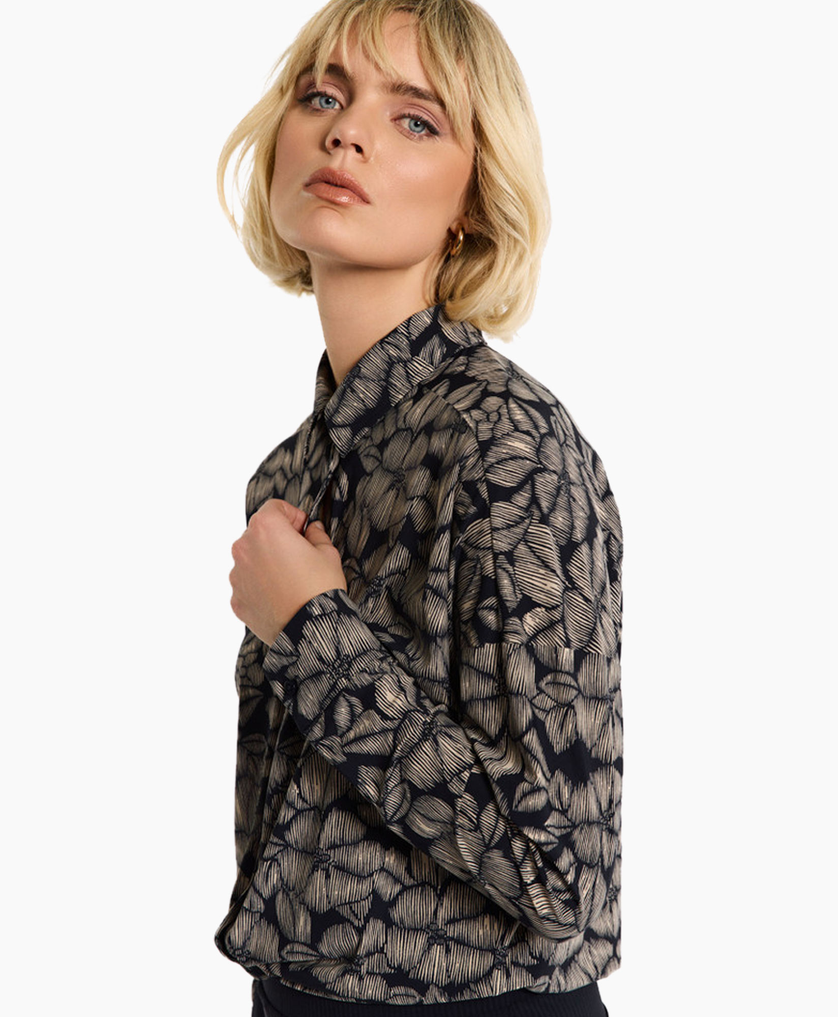 Blouse Sanne Flower Zand