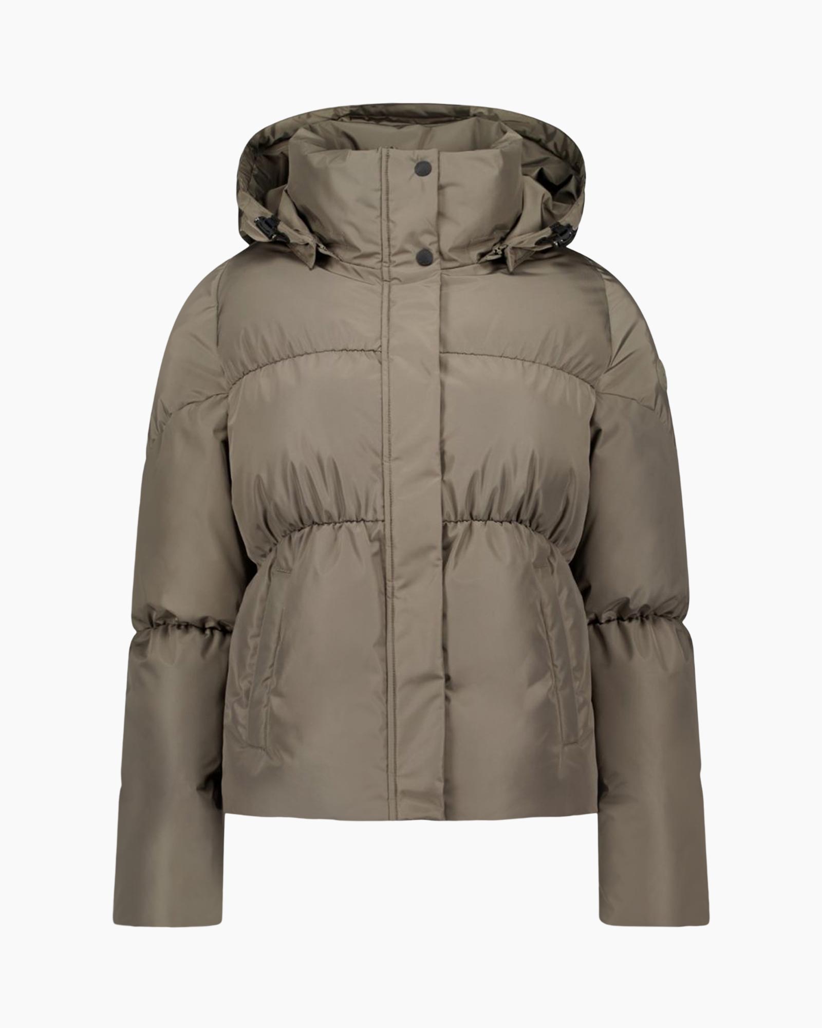 Jas Maya Puffer Jacket Donkergrijs