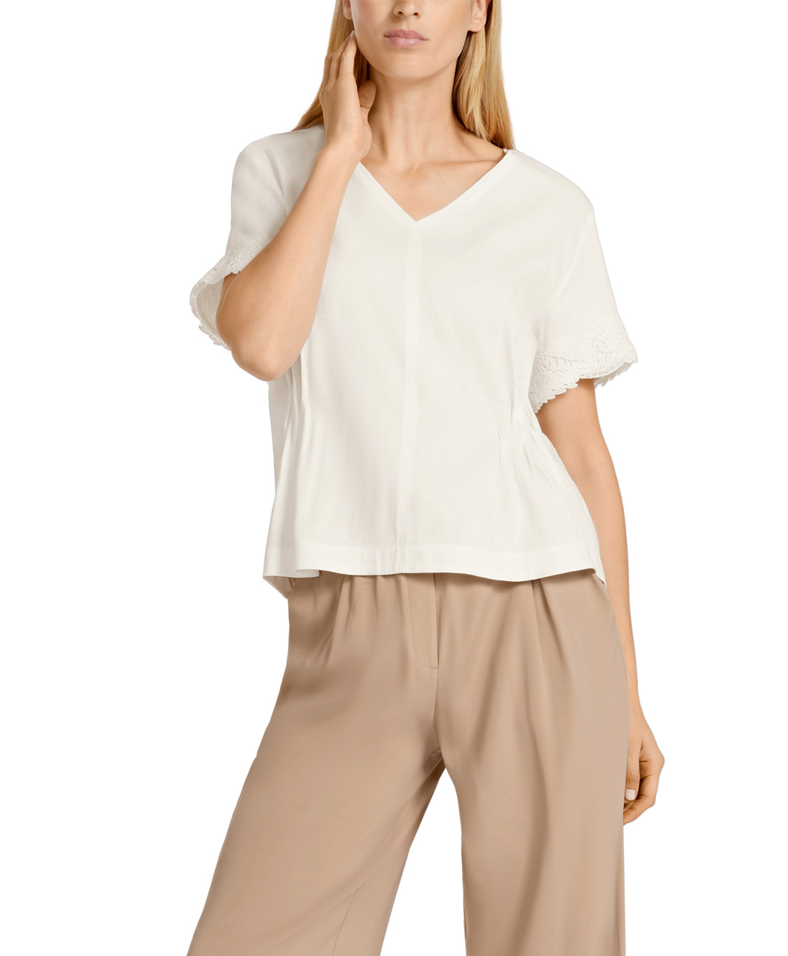 Marccain Collectie Blouse Uc 51.27 W47 Off White