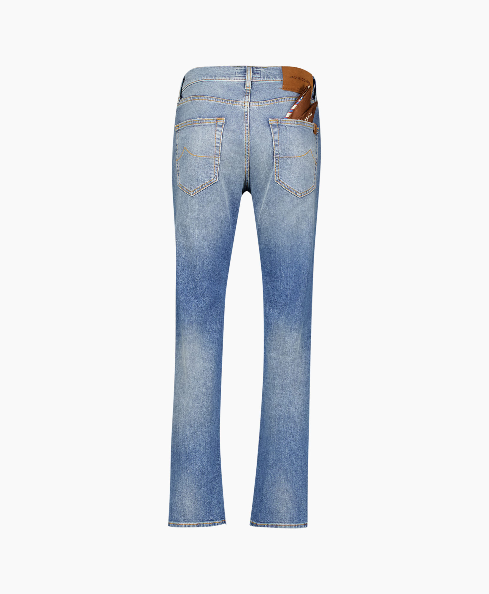 Jeans 5 Pkt Cropped Carrot Blauw
