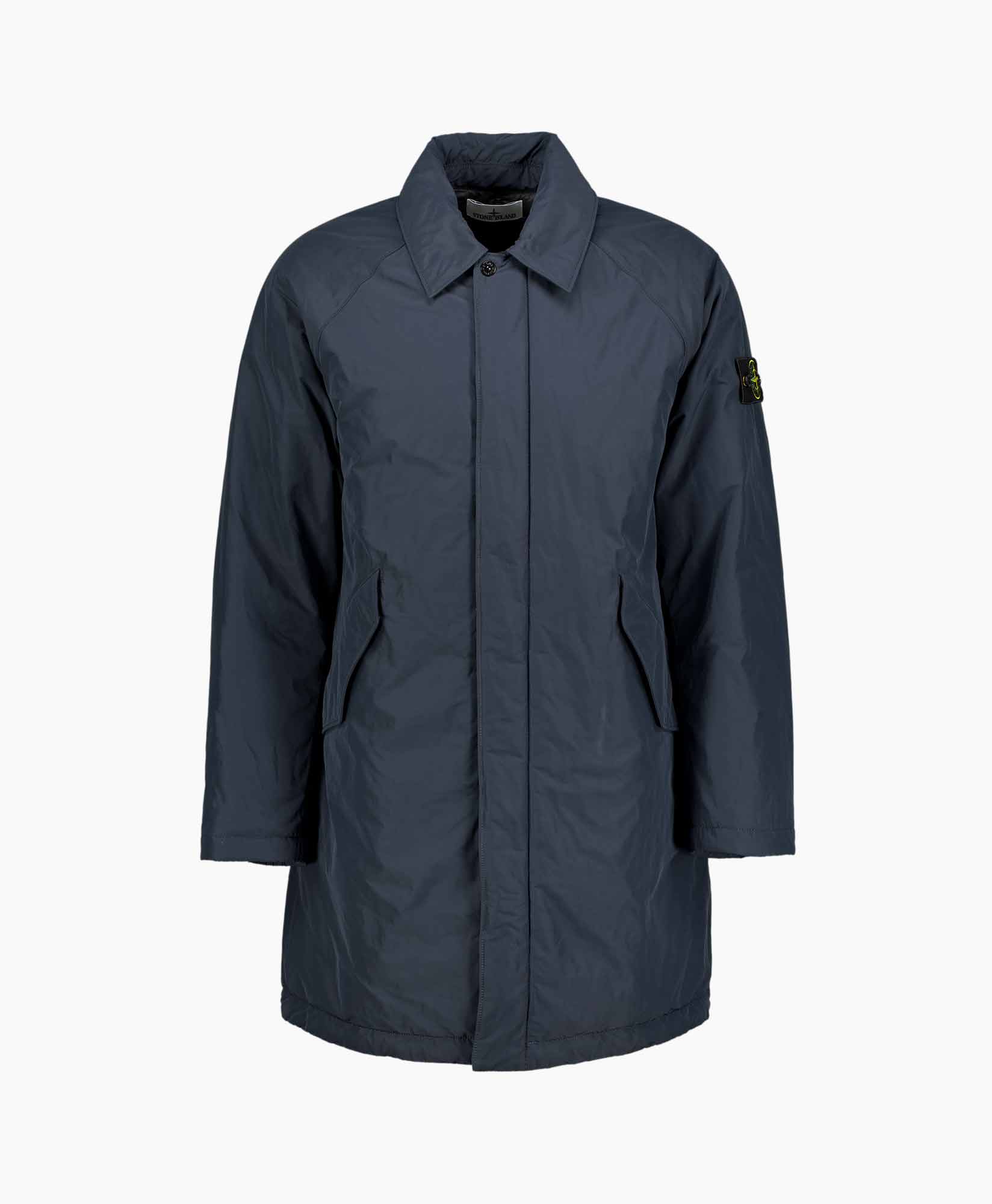 jas, jacket, parka, blauw, lang-sleeve