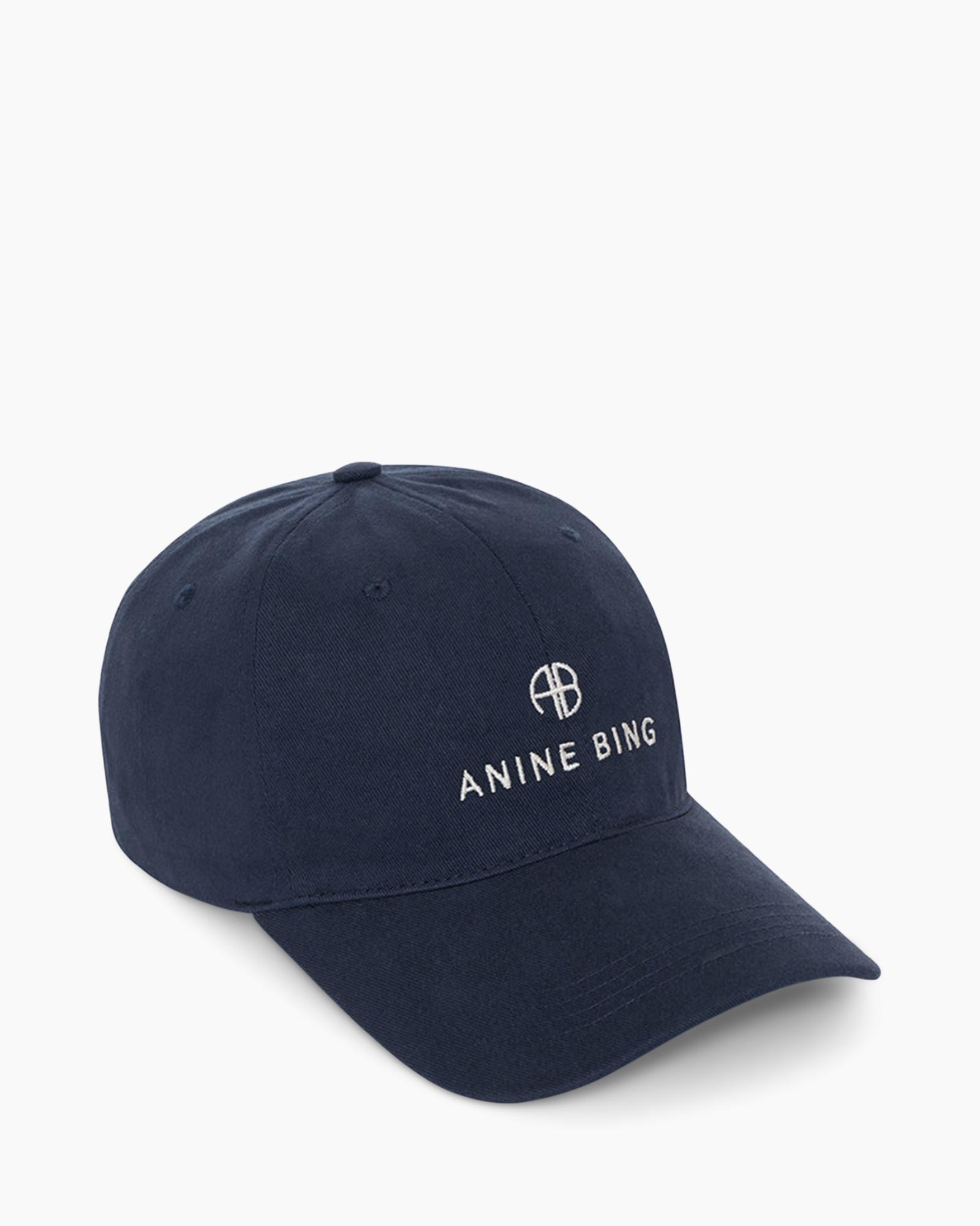 pet, kep, marineblauw, borduursel, logo