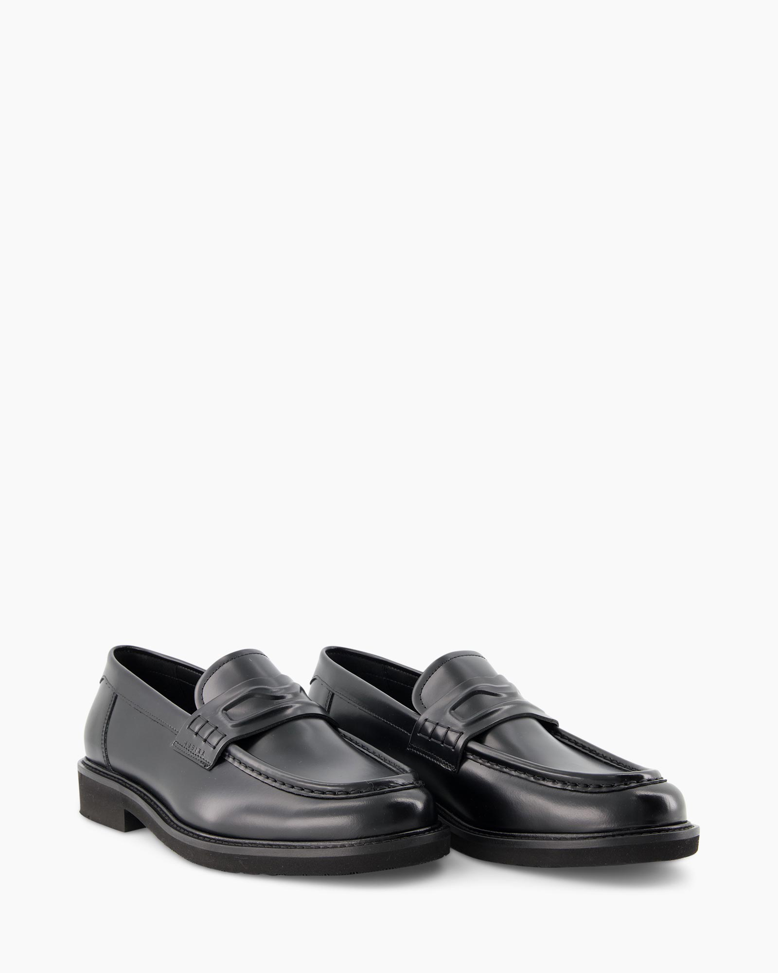 loafer, penny loafer, leer, zwart, slip-on