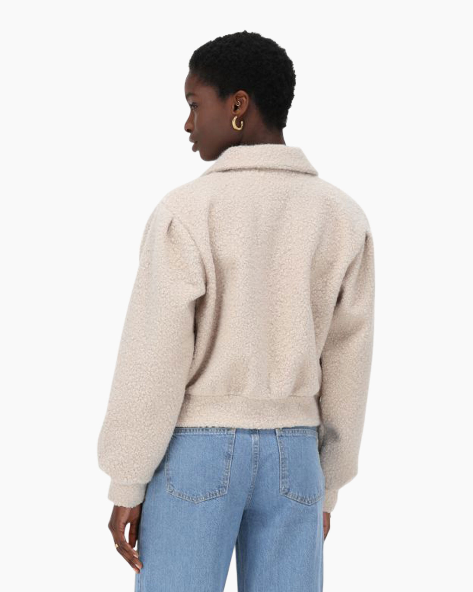 Jack Boucle Jacket Wit