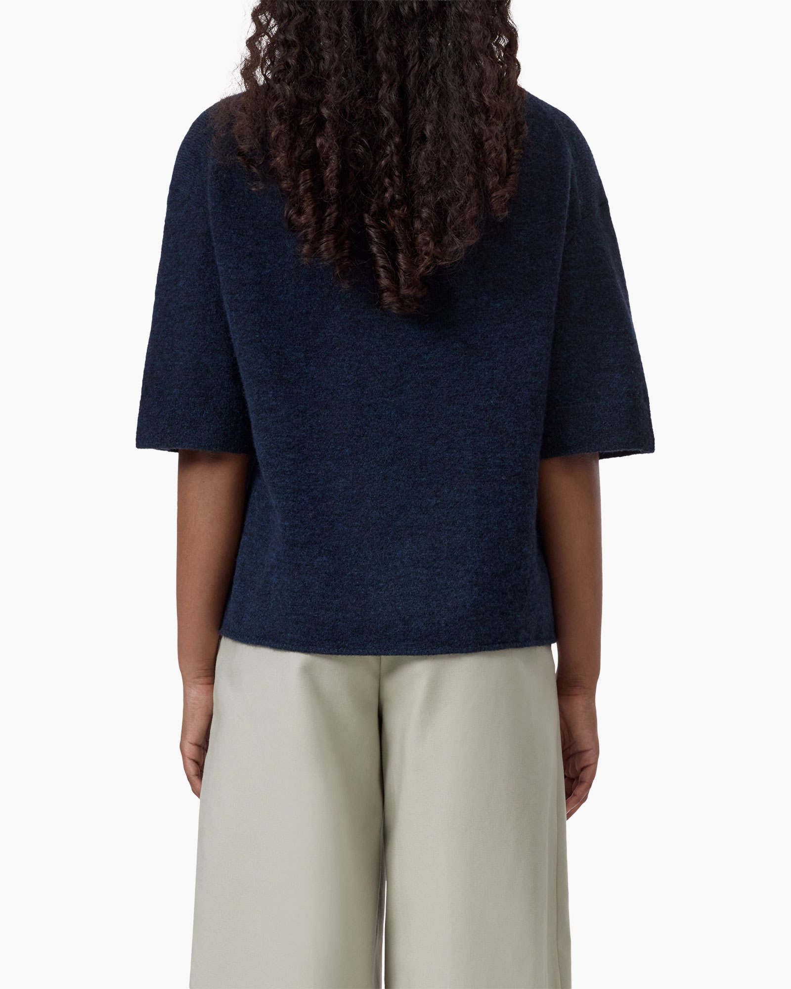 trui, marineblauw, halve_mlee, breiwerk, pullover