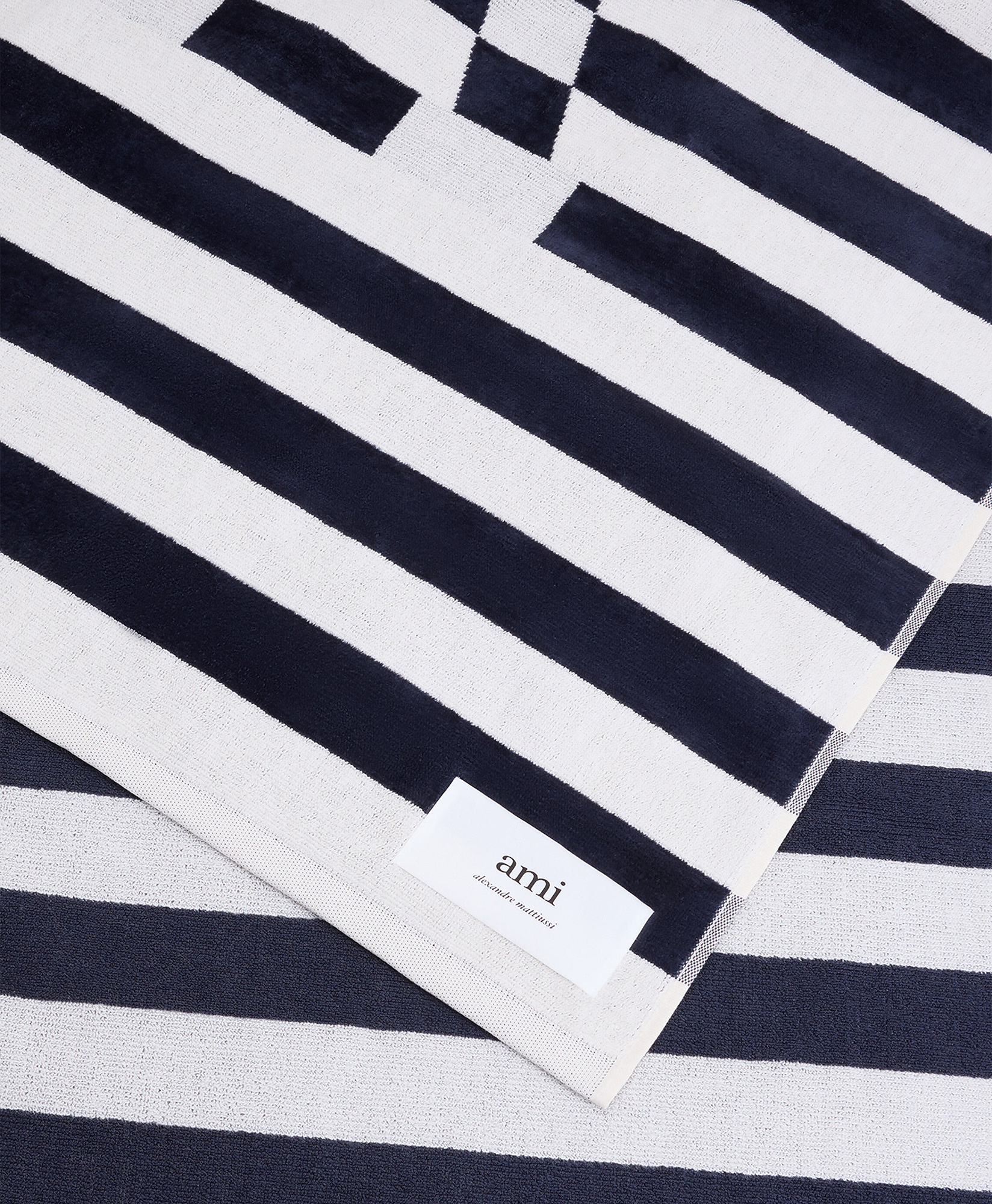 Diversen Adc Striped Beach Towel Zwart dessin