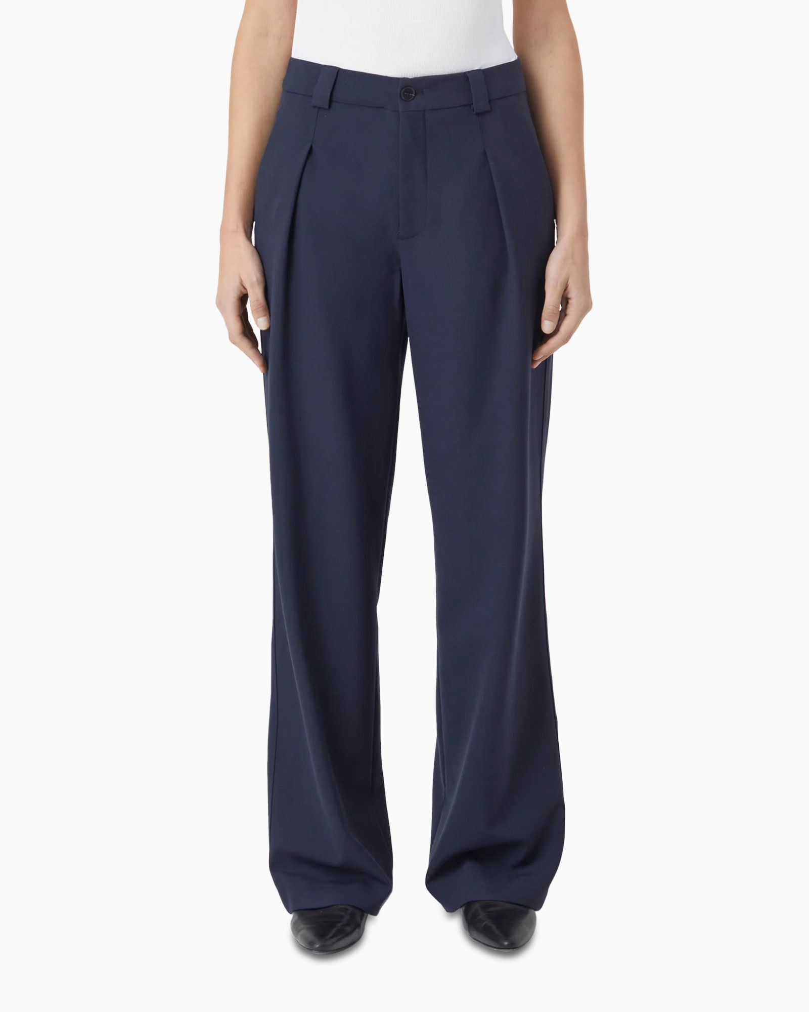 Pantalon Mawson Donker Blauw