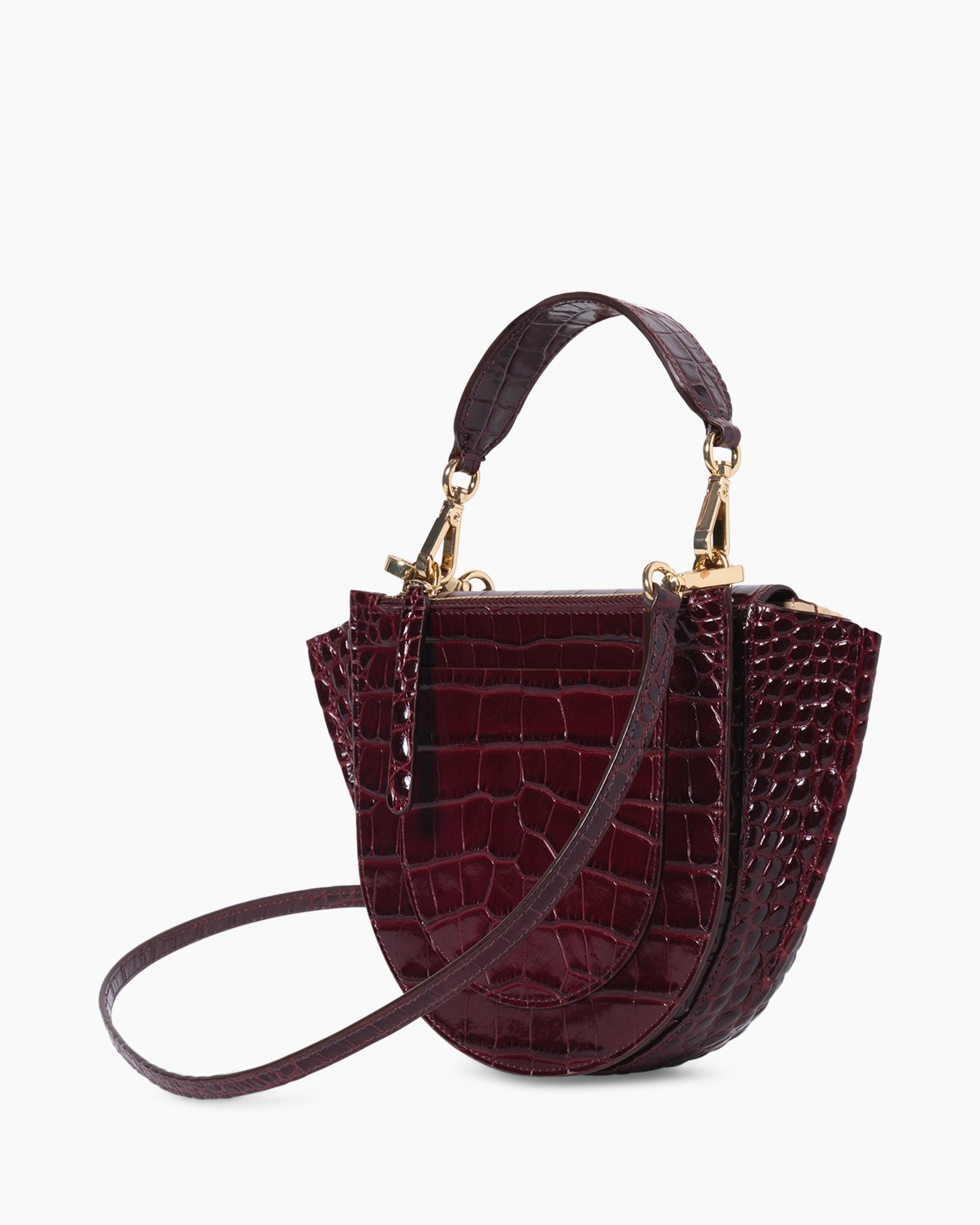 Crossbody Tas Hortensia Mini Bordeaux