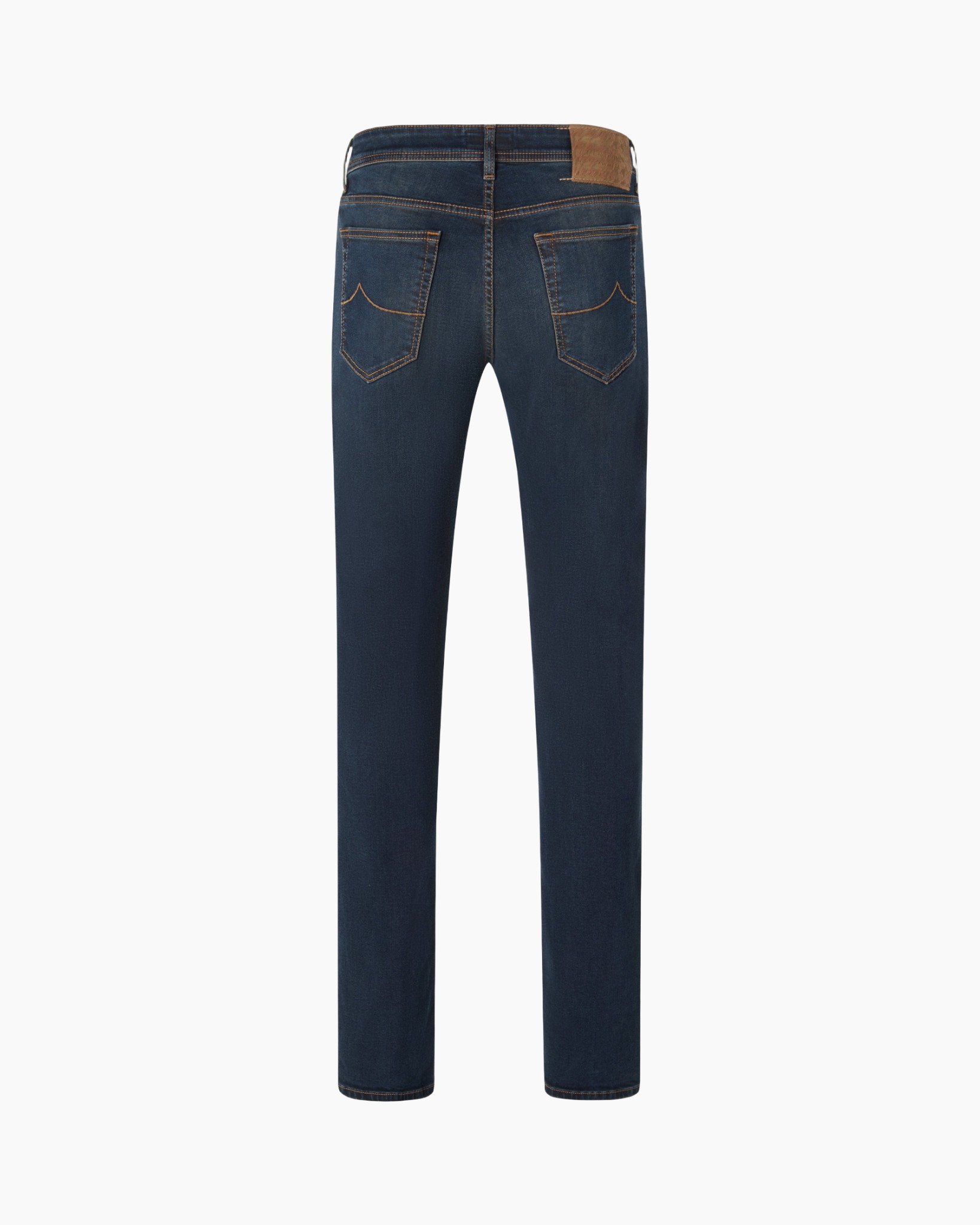 jeans, denim, blauw, vervormd, recht model