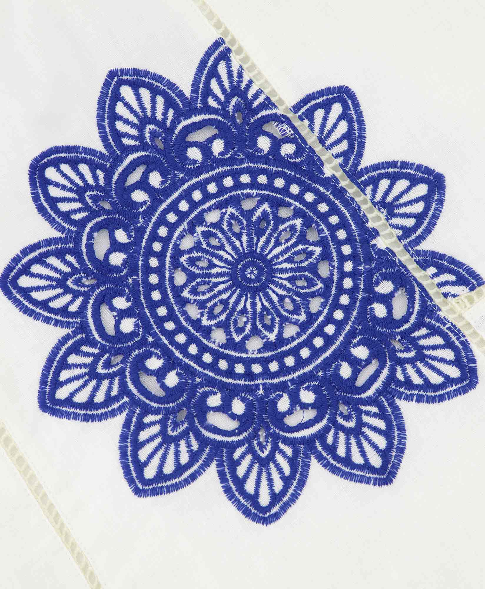 Greek Archaic Kori Blouse 240118 Blauw dessin