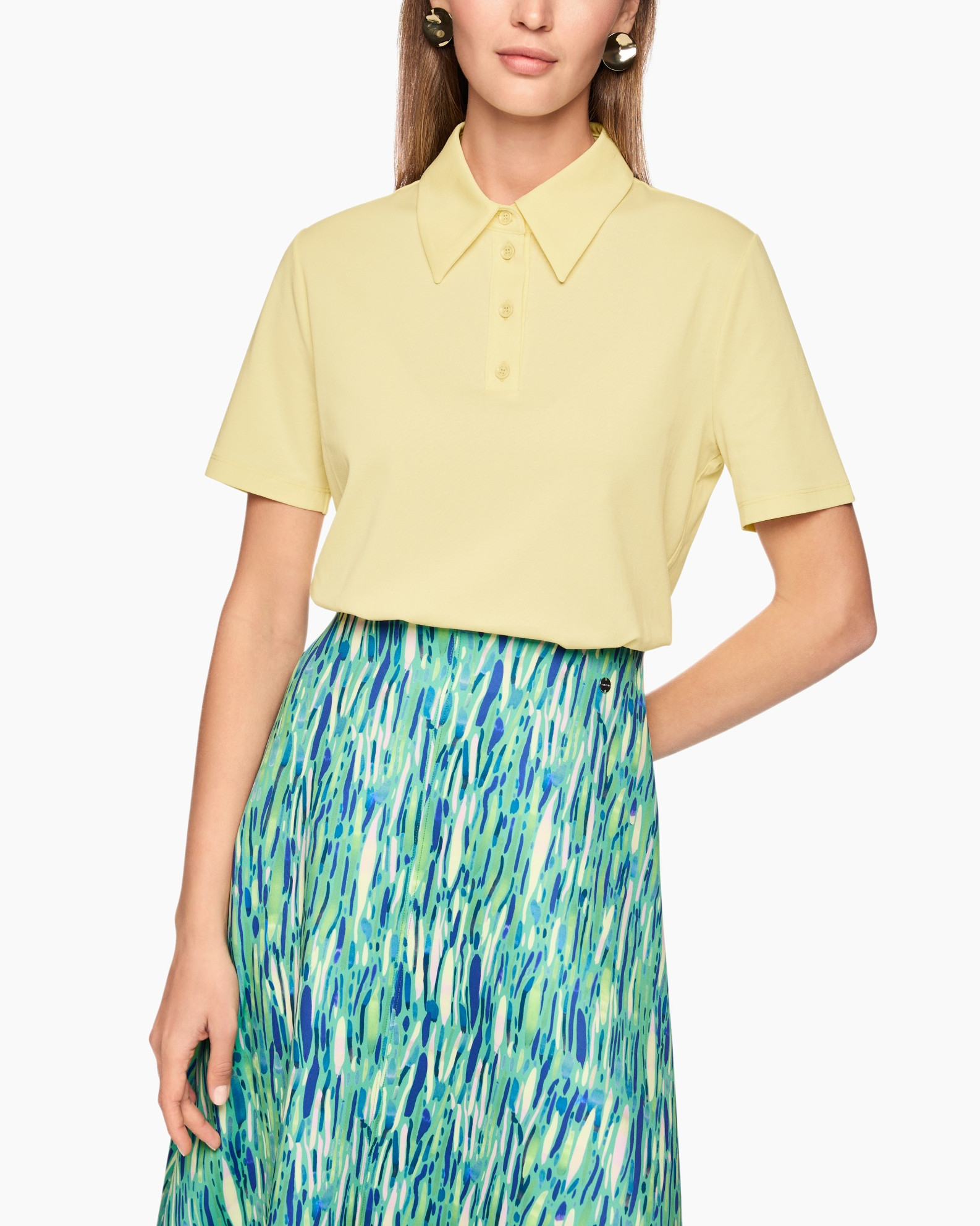 Blouse, Skirt, Adult, Person, Woman