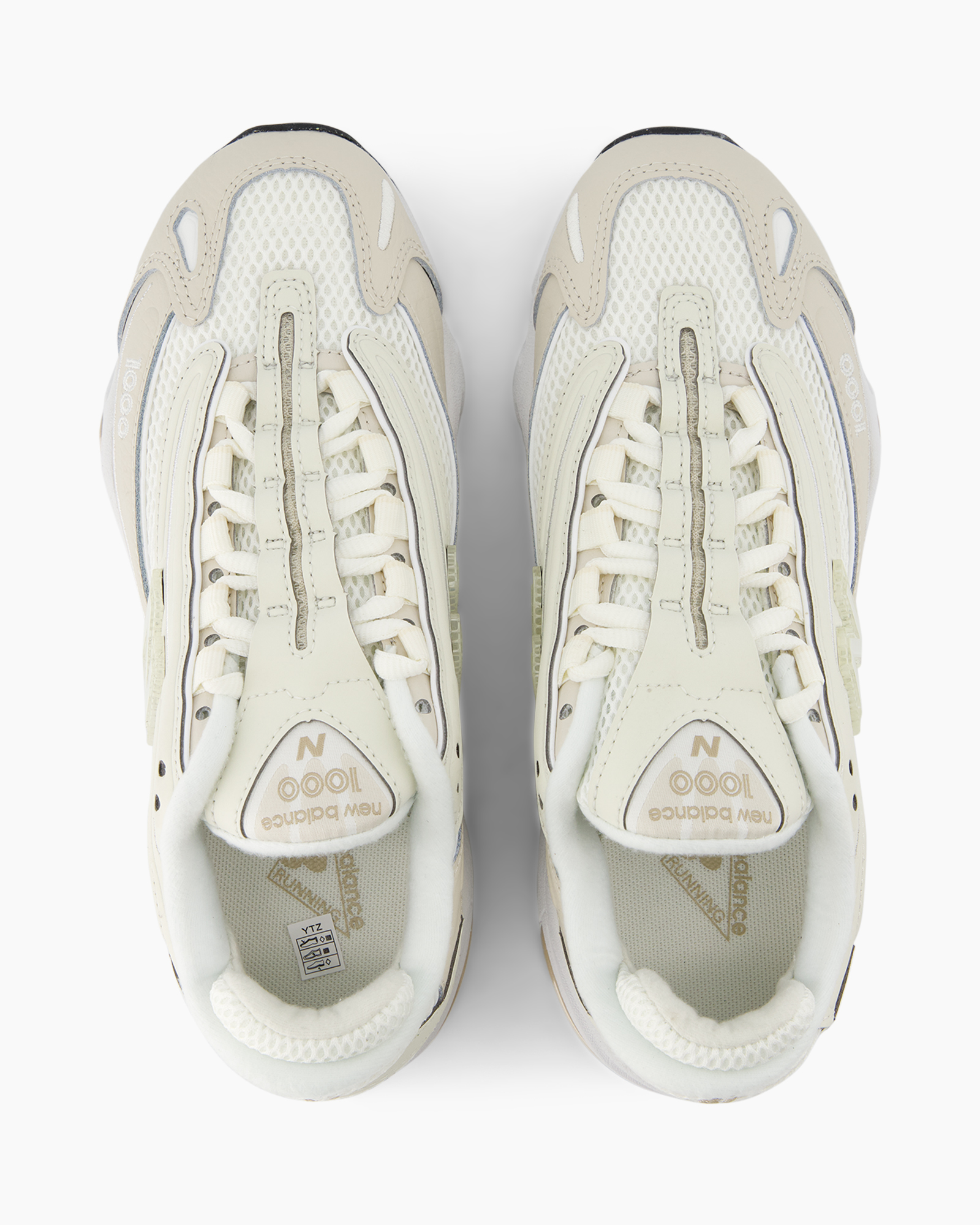 sneakers, mesh, wit, athletisch, sneakers