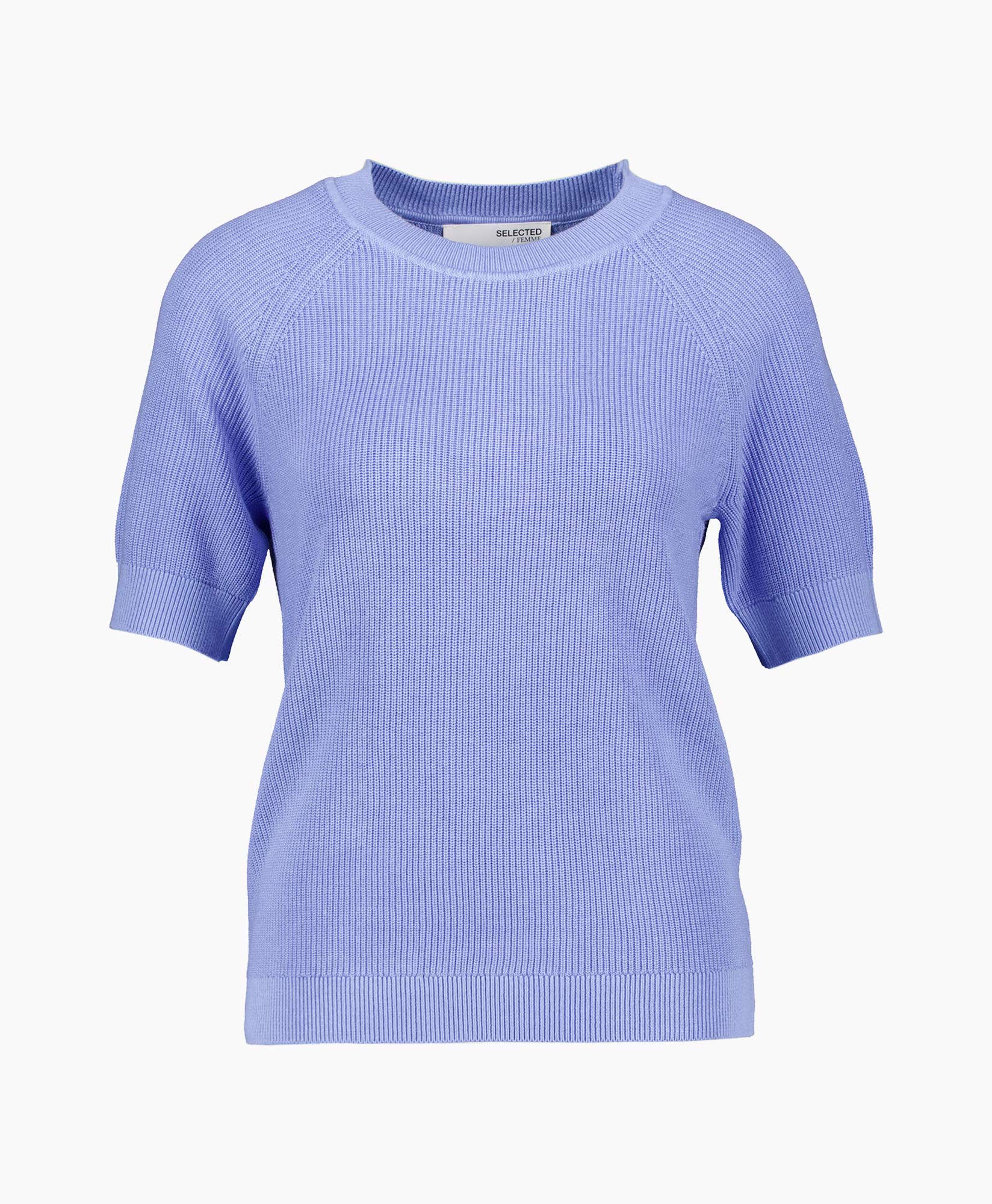 Trui Elinna New Ss Knit Top Noos Blauw