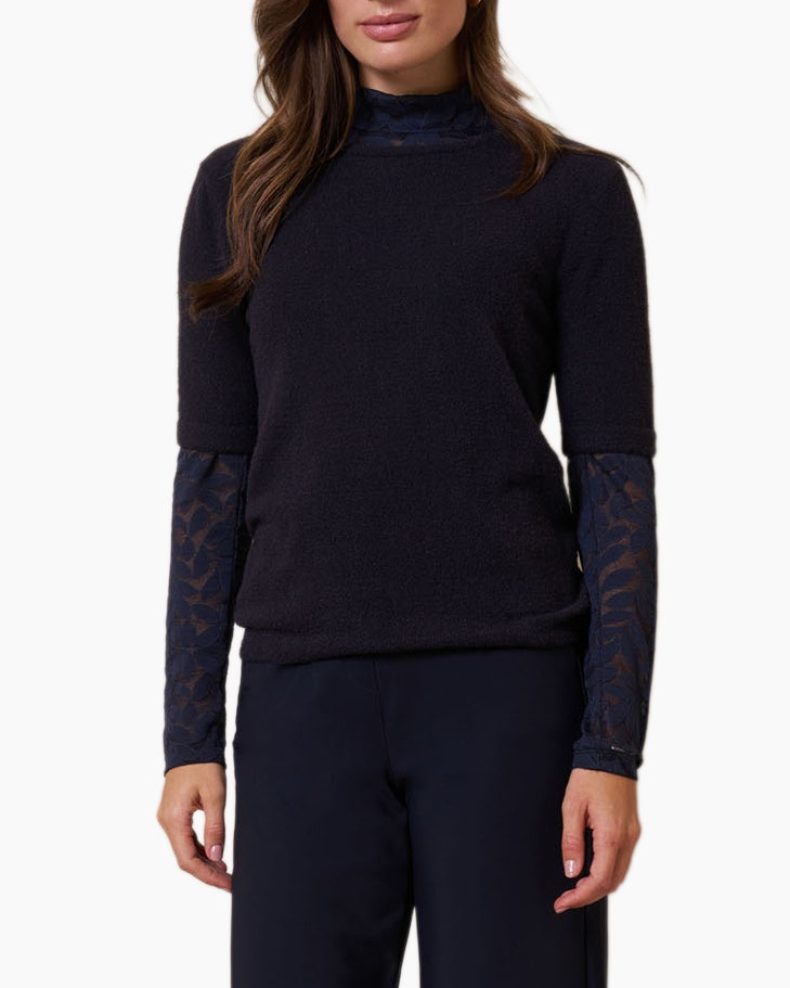 Vest Felica Soft Pullover Donker Blauw