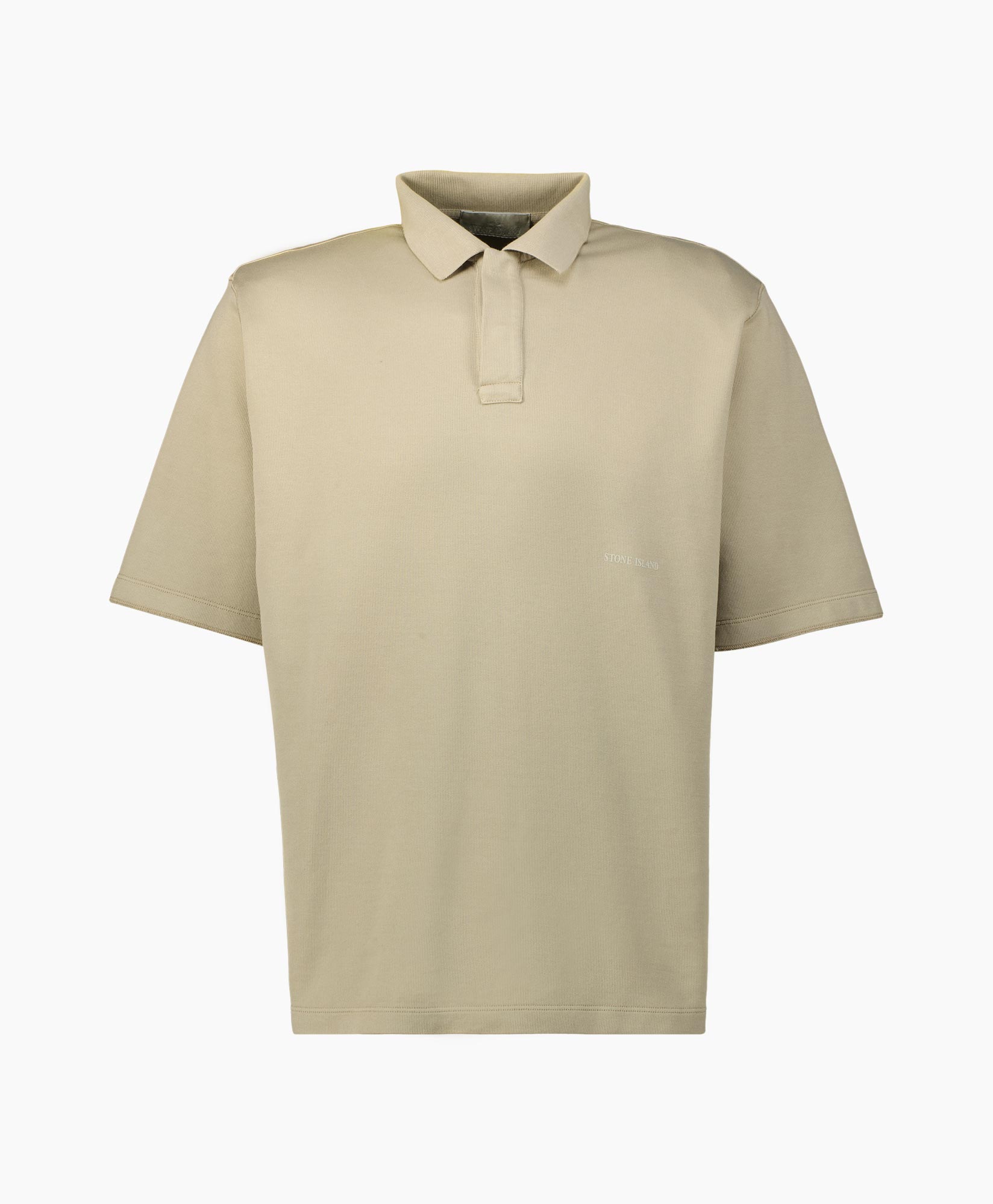 Beige stone island polo store