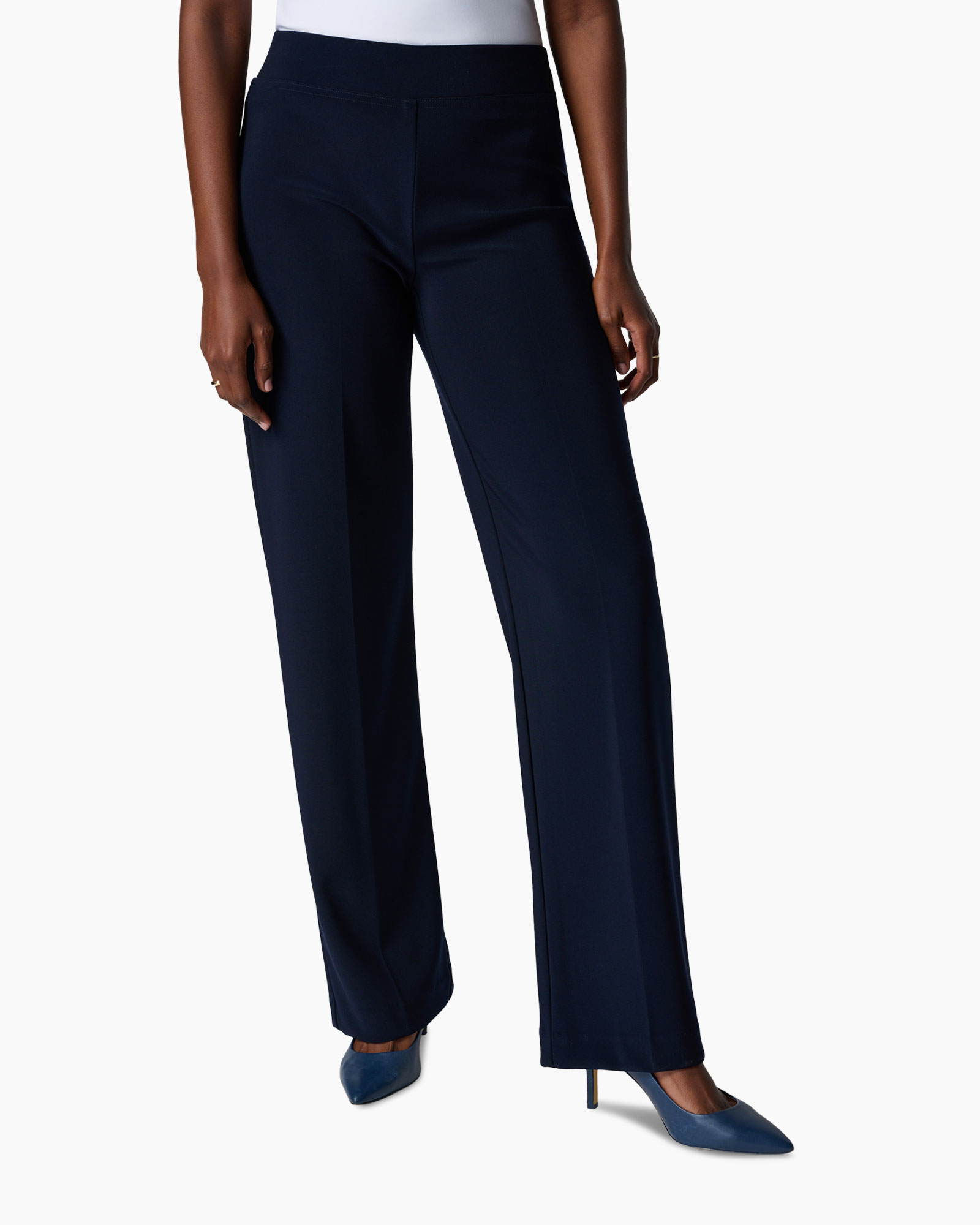 Broek Lds Pant Donker Blauw