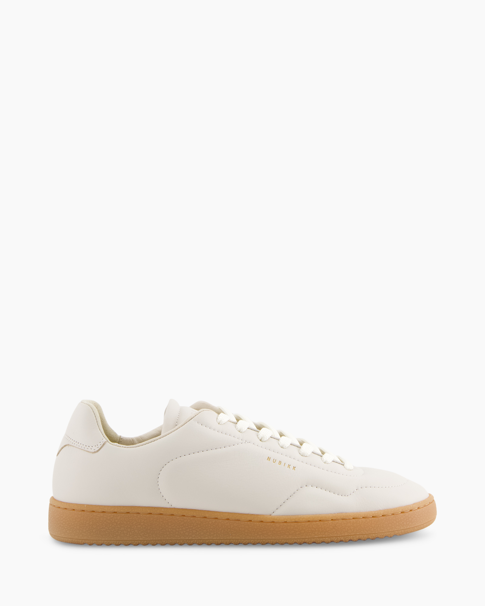 sneaker, white sneaker, gum sole, low profile, lace-up shoe